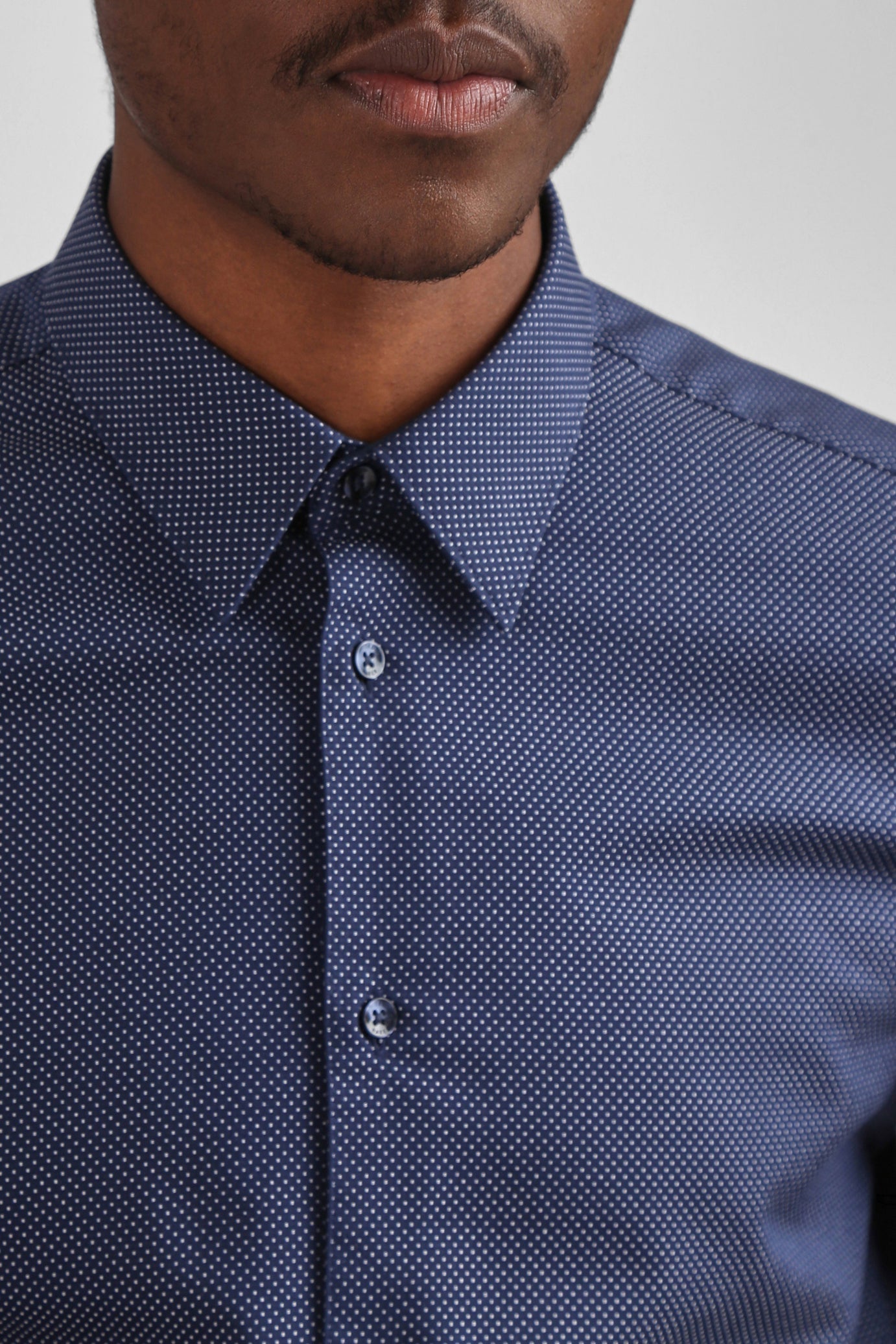 Ted Baker Odair Pin Dot Slim Fit Cotton Shirt