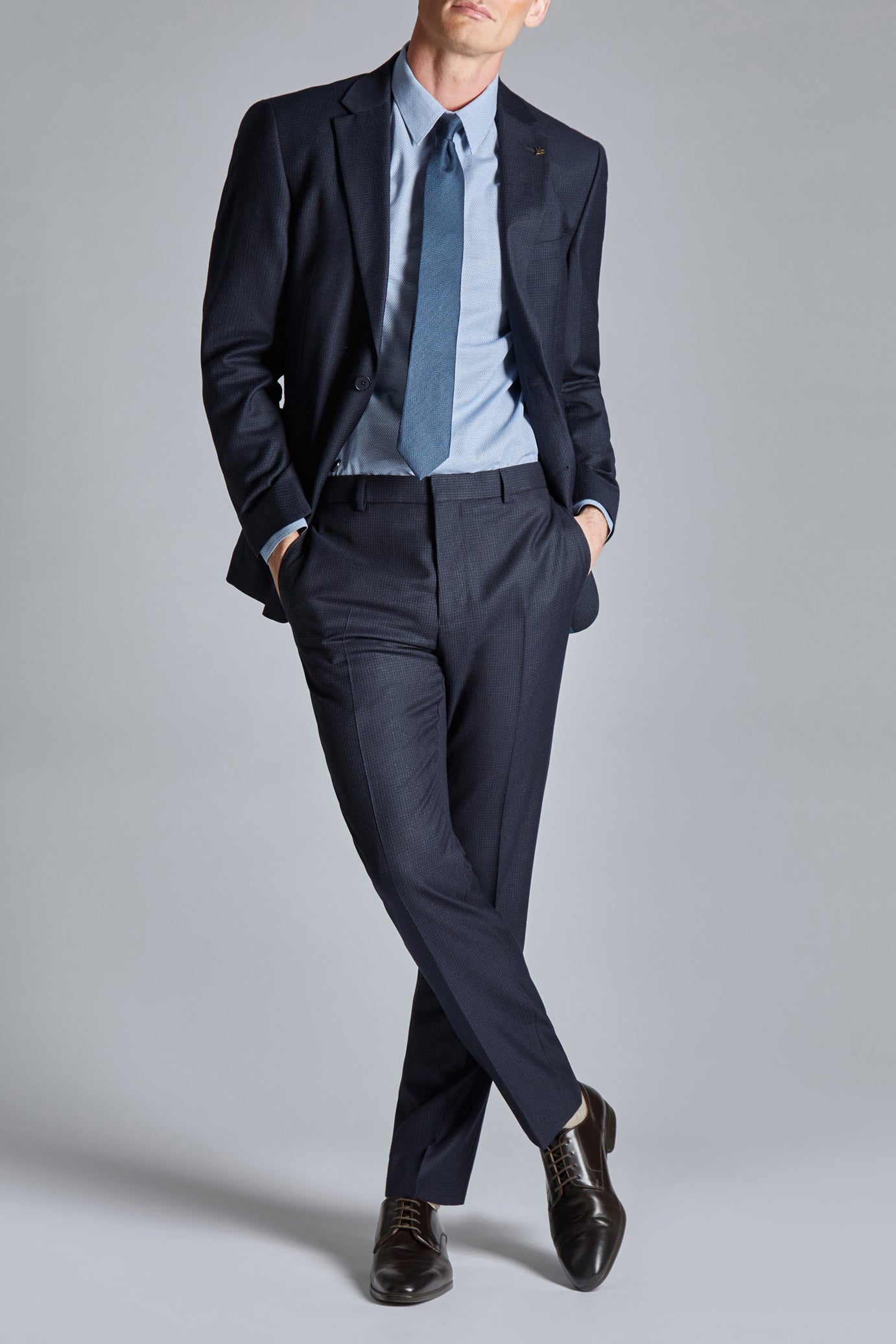 Ted Baker Canisjs Grid Check Regular Fit Suit Jacket
