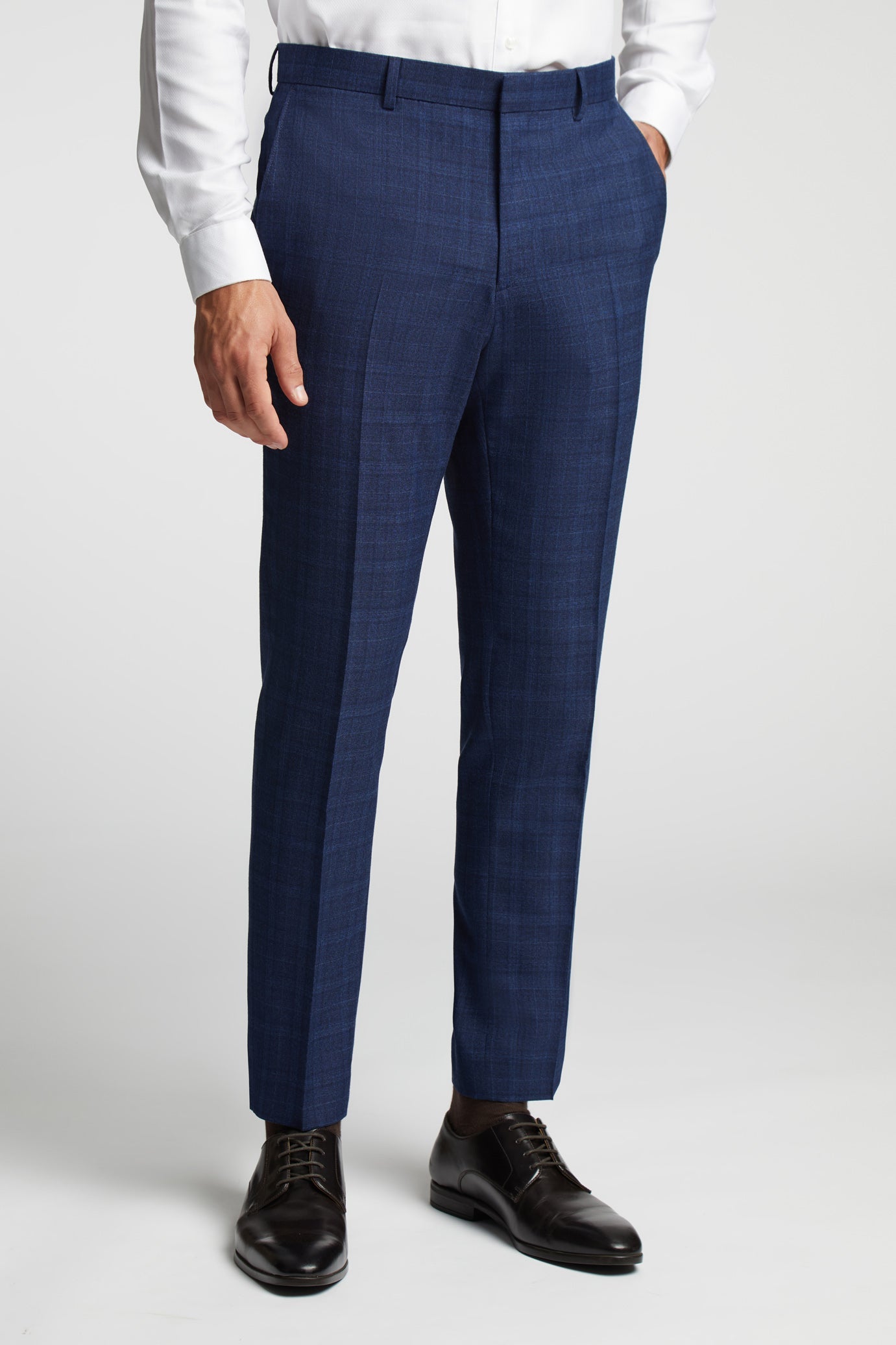 Ted Baker Hoylets Soft Check Slim Fit Suit Trousers