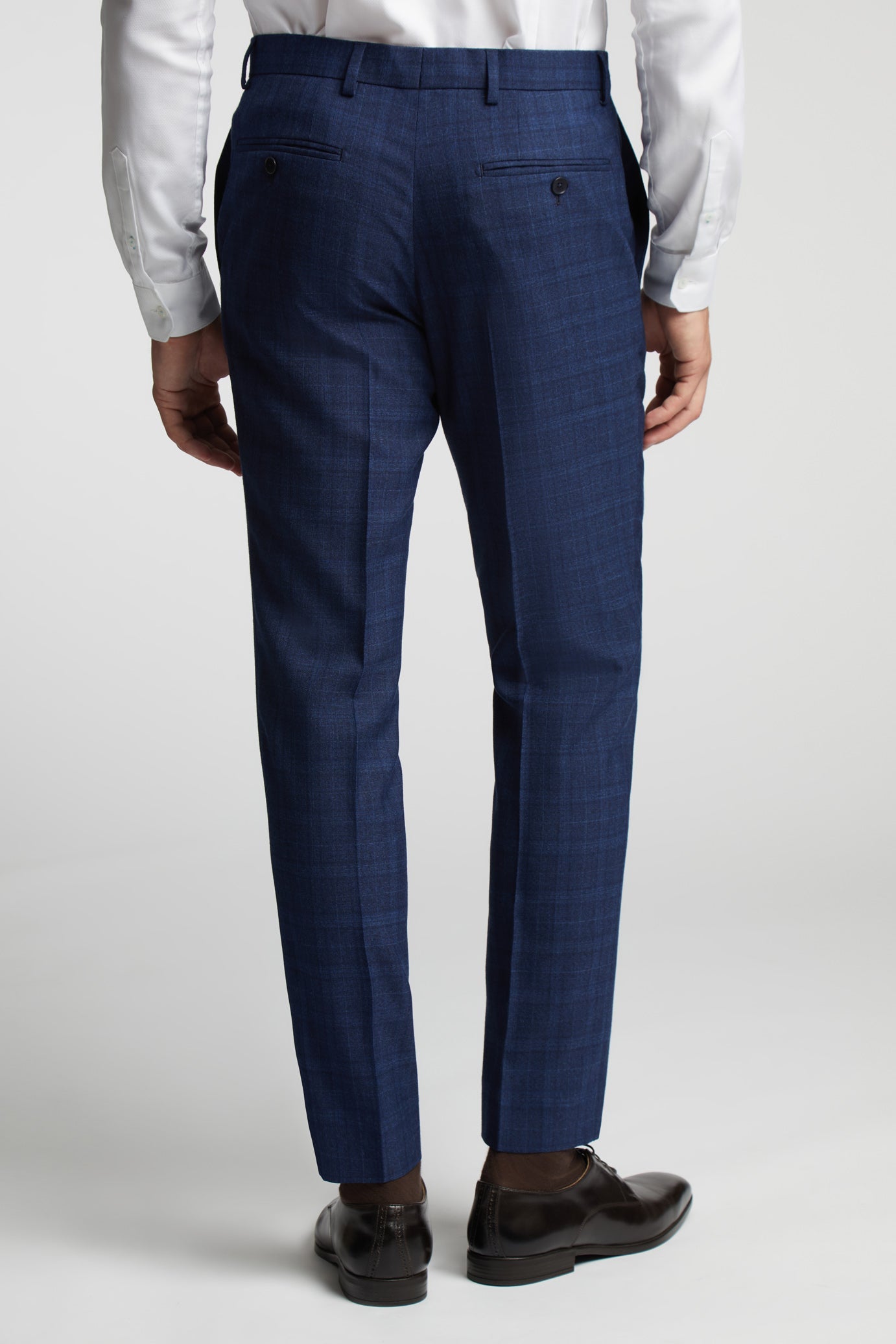 Ted Baker Hoylets Soft Check Slim Fit Suit Trousers