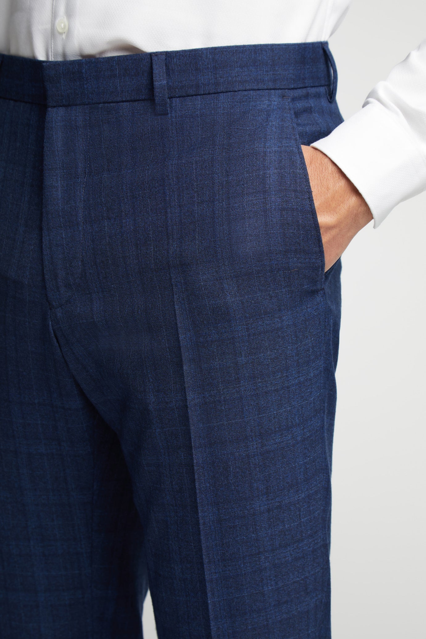 Ted Baker Hoylets Soft Check Slim Fit Suit Trousers