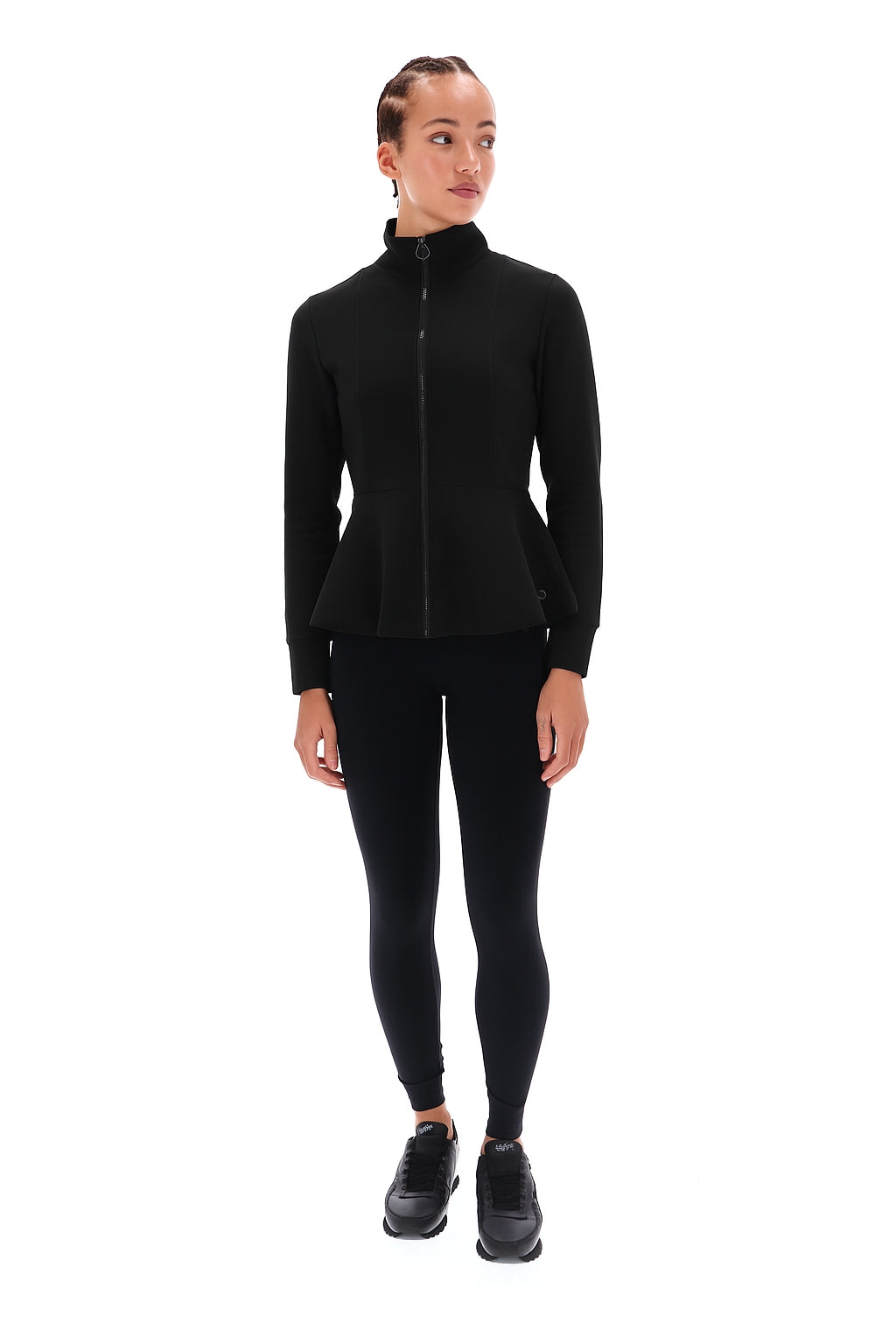 Ted Baker Donna Peplum Shape Zipup Active Jacket Women's