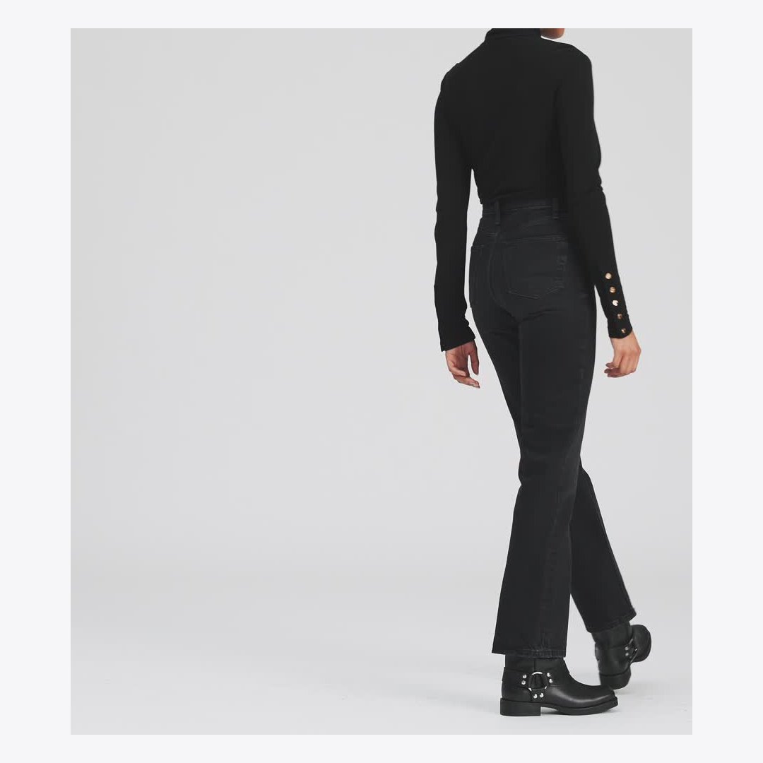 Tory Burch Double T Moto Boot PERFECT BLACK