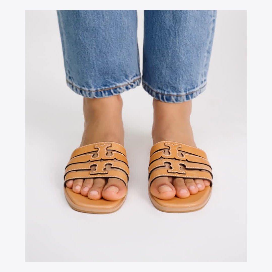 Tory Burch Ines Slide CAMELLO