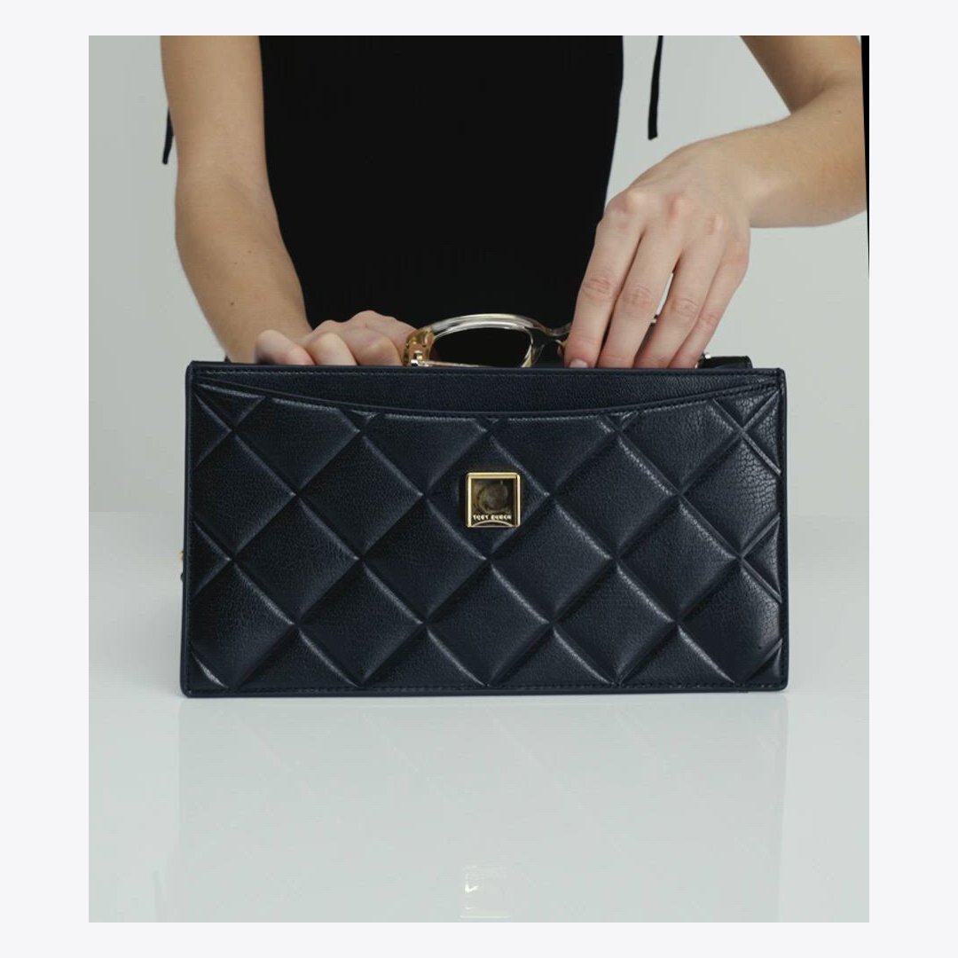Tory Burch Fleming Shoulder Bag Gray