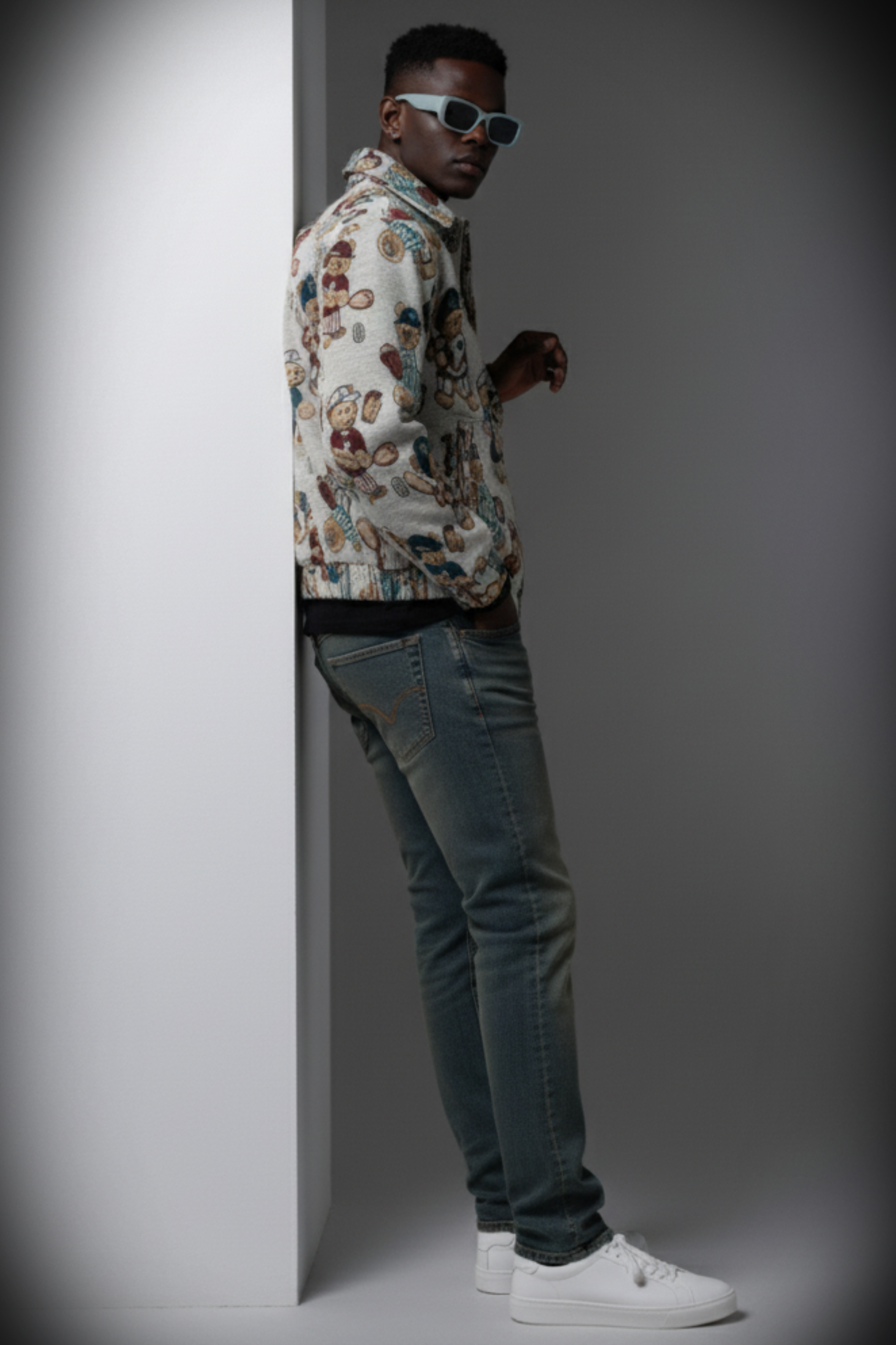 TEDDY JACQUARD JACKET