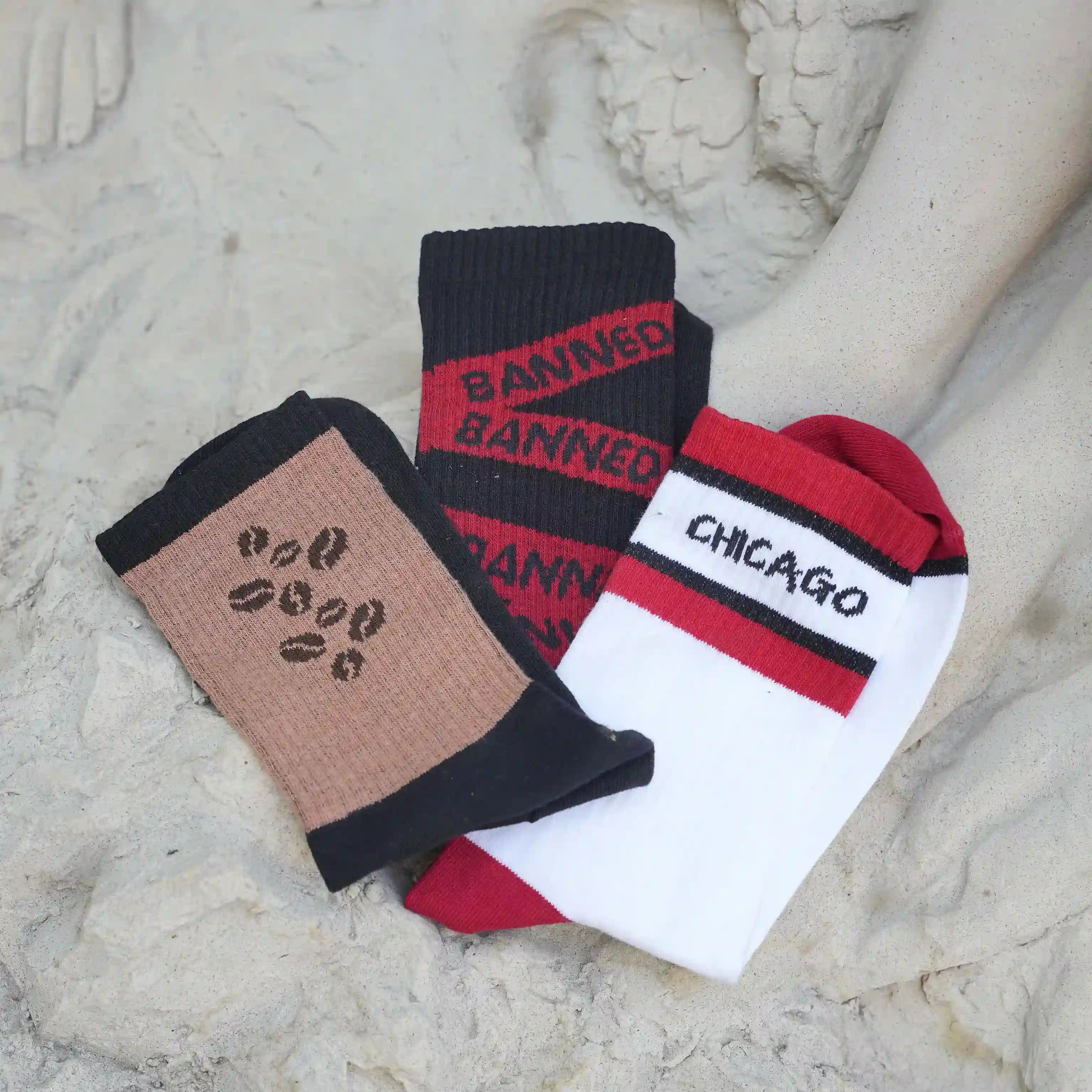 Travis Scott Socks | Travis Socks Combo Pack of 3 | Kicks Machine