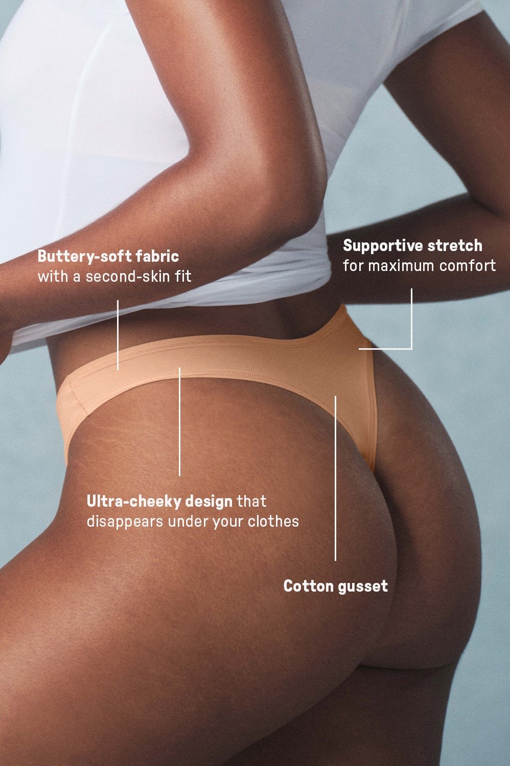 Fabletics Stretchy Fit Dipped Thong