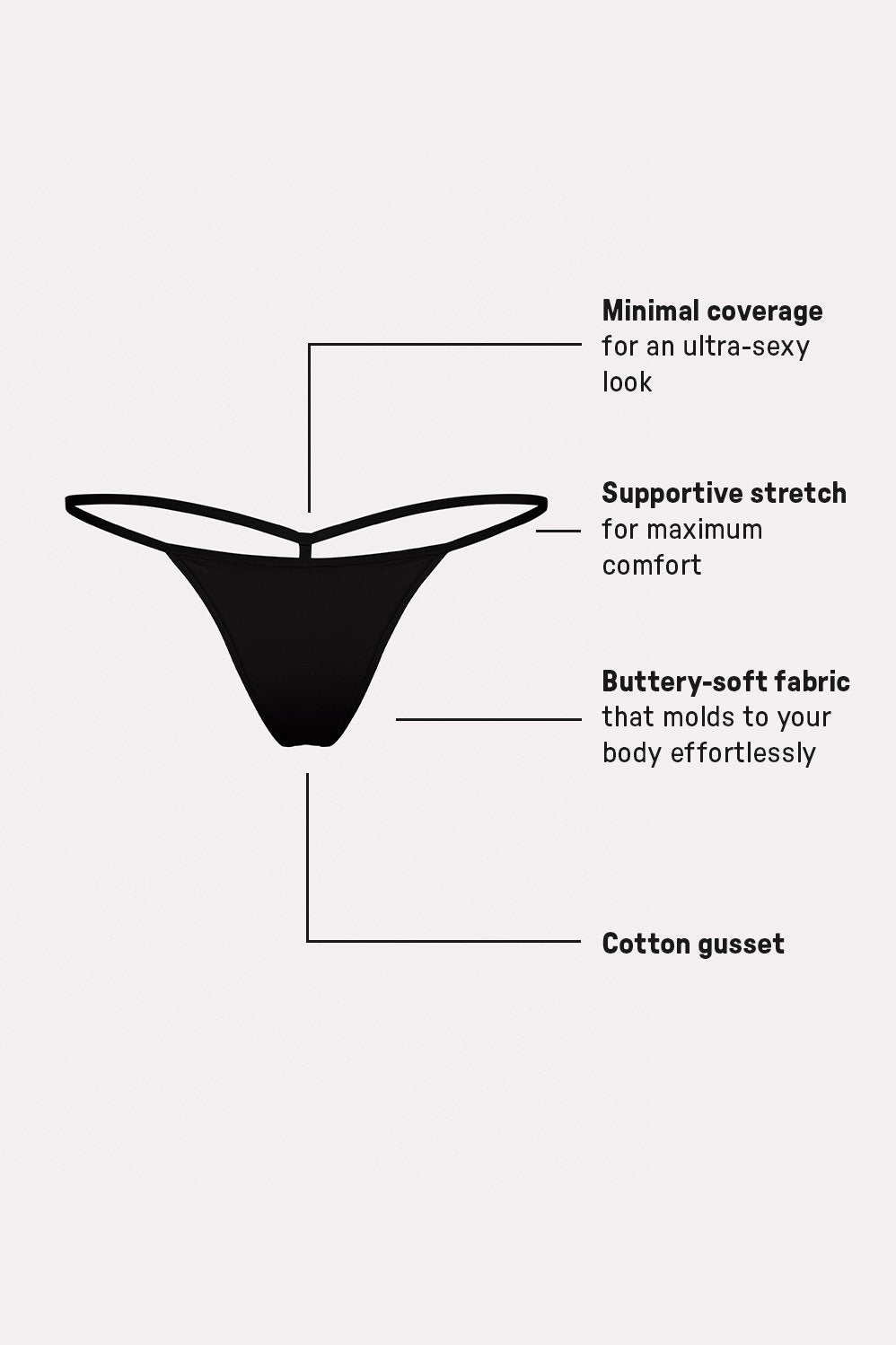 Fabletics Stretchy Fit G-String