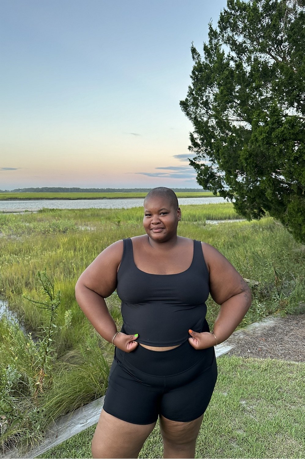 Fabletics Oasis Twist Built-In Bra Tank