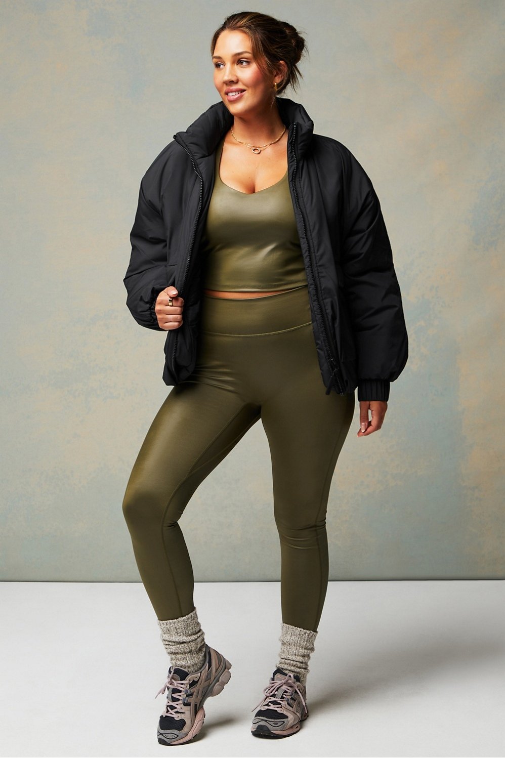 Fabletics Anywhere Shine Built-In Bra Tank