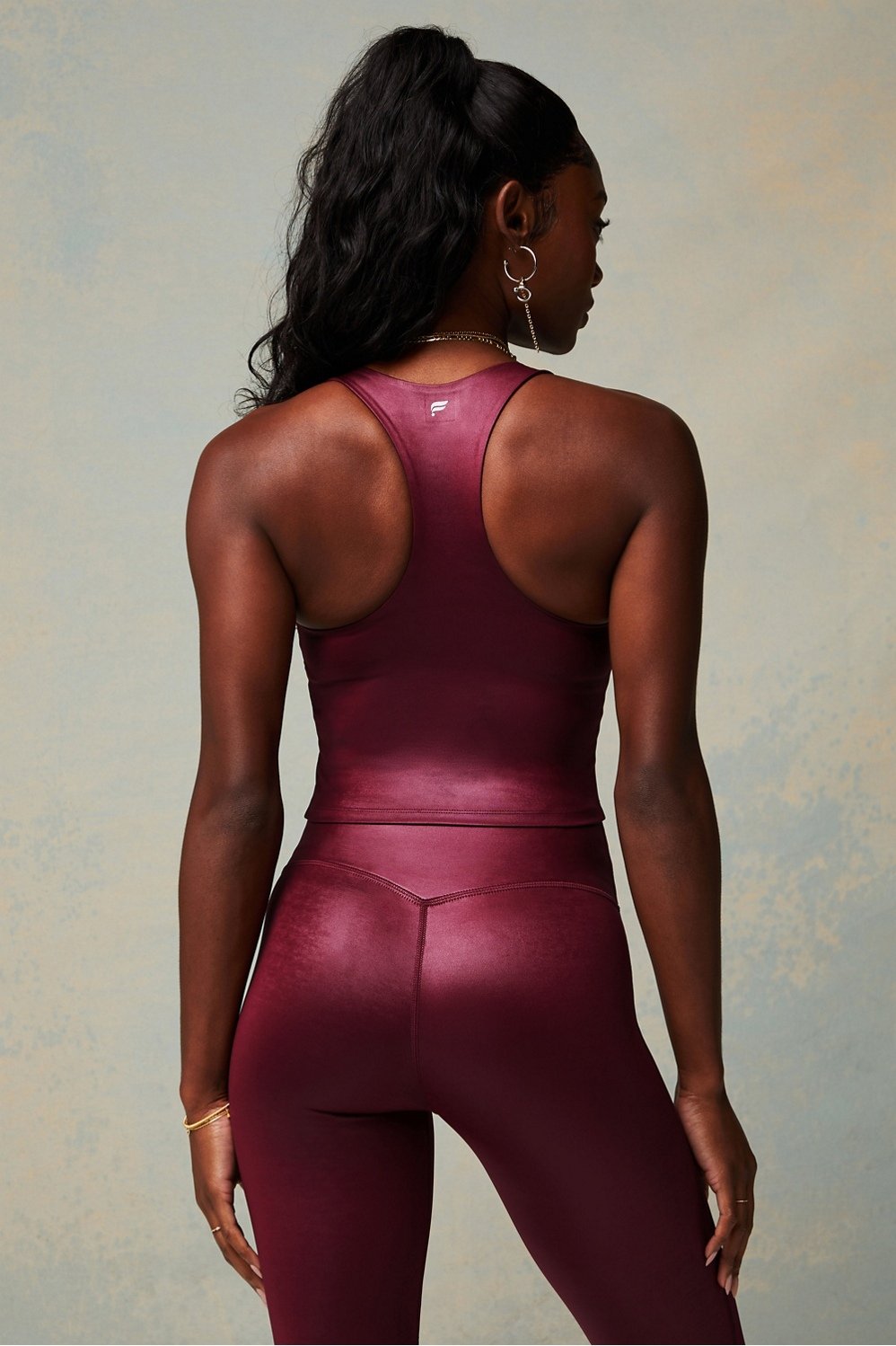 Fabletics Anywhere Shine Built-In Bra Tank