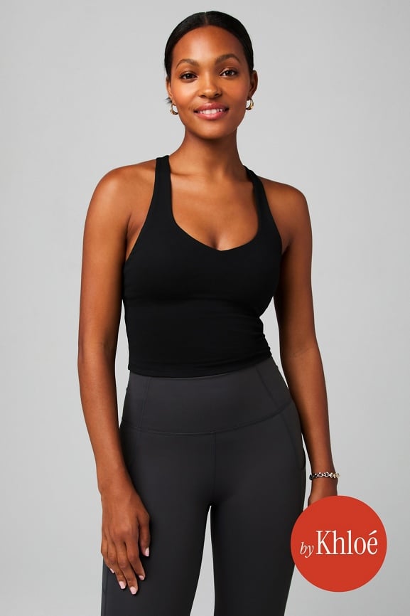 Fabletics Anywhere Cropped Built-In Bra Tank