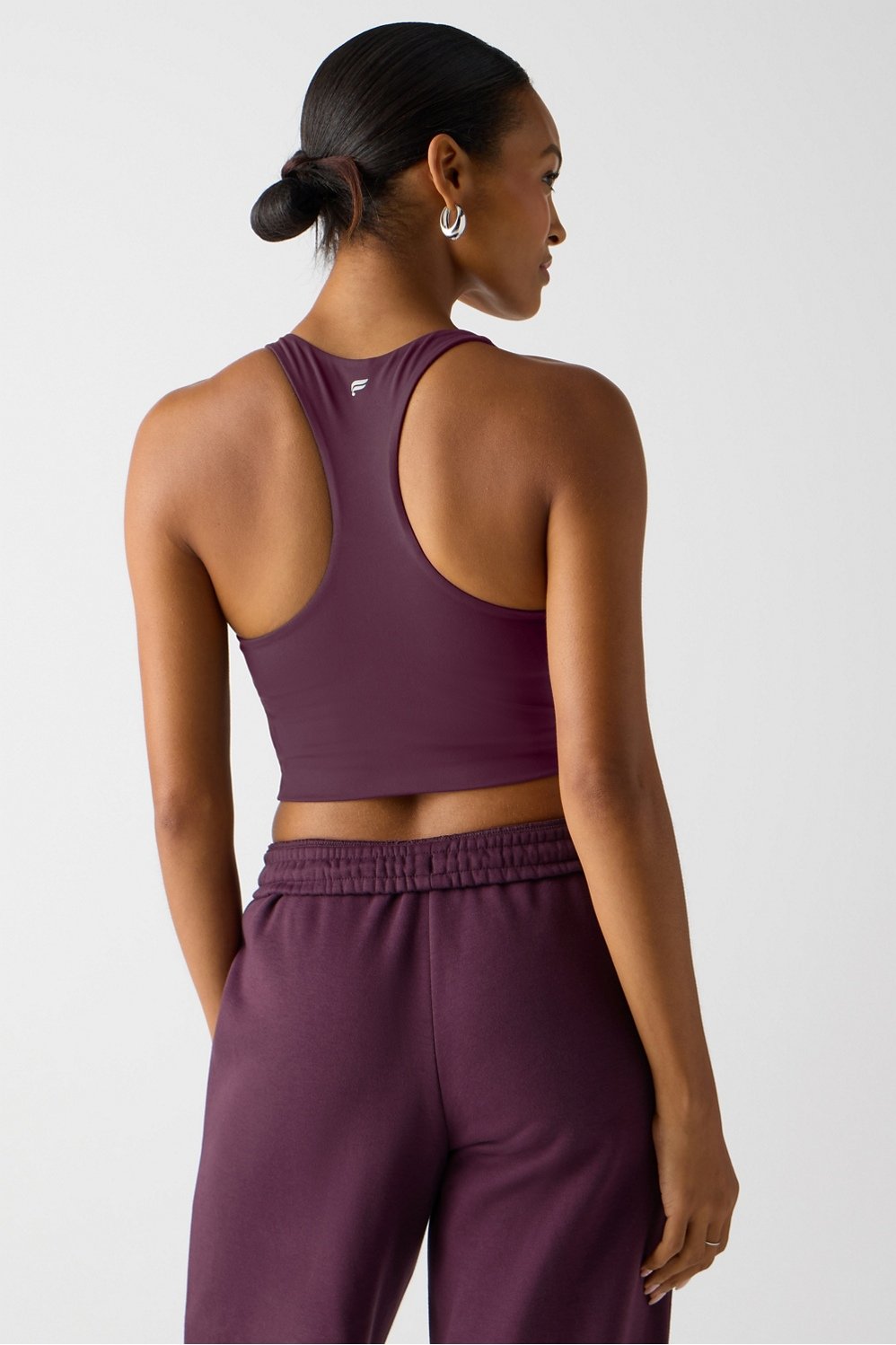 Fabletics Anywhere Cropped Built-In Bra Tank