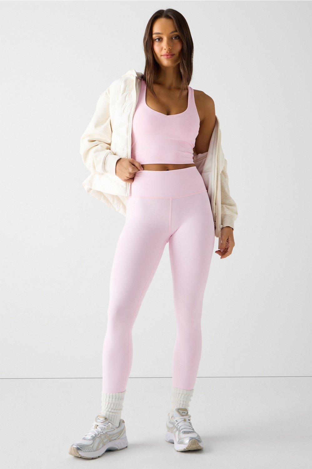 Fabletics Anywhere Cropped Built-In Bra Tank
