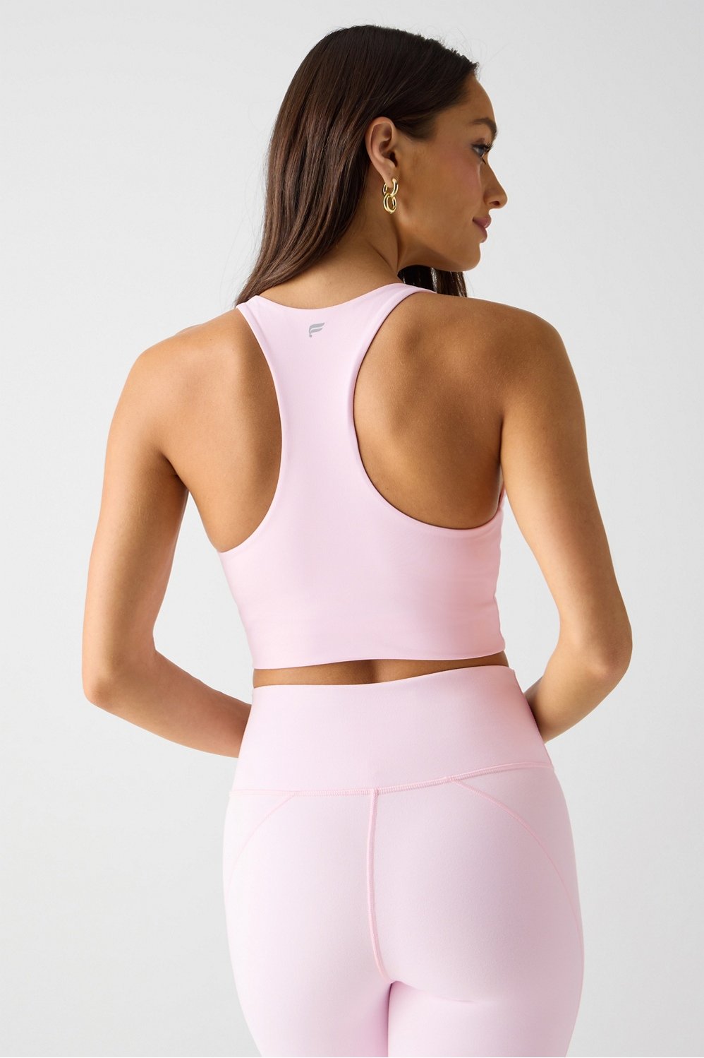 Fabletics Anywhere Cropped Built-In Bra Tank