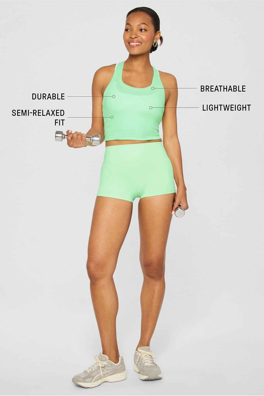 Fabletics Feather Tech+ Racerback Tank