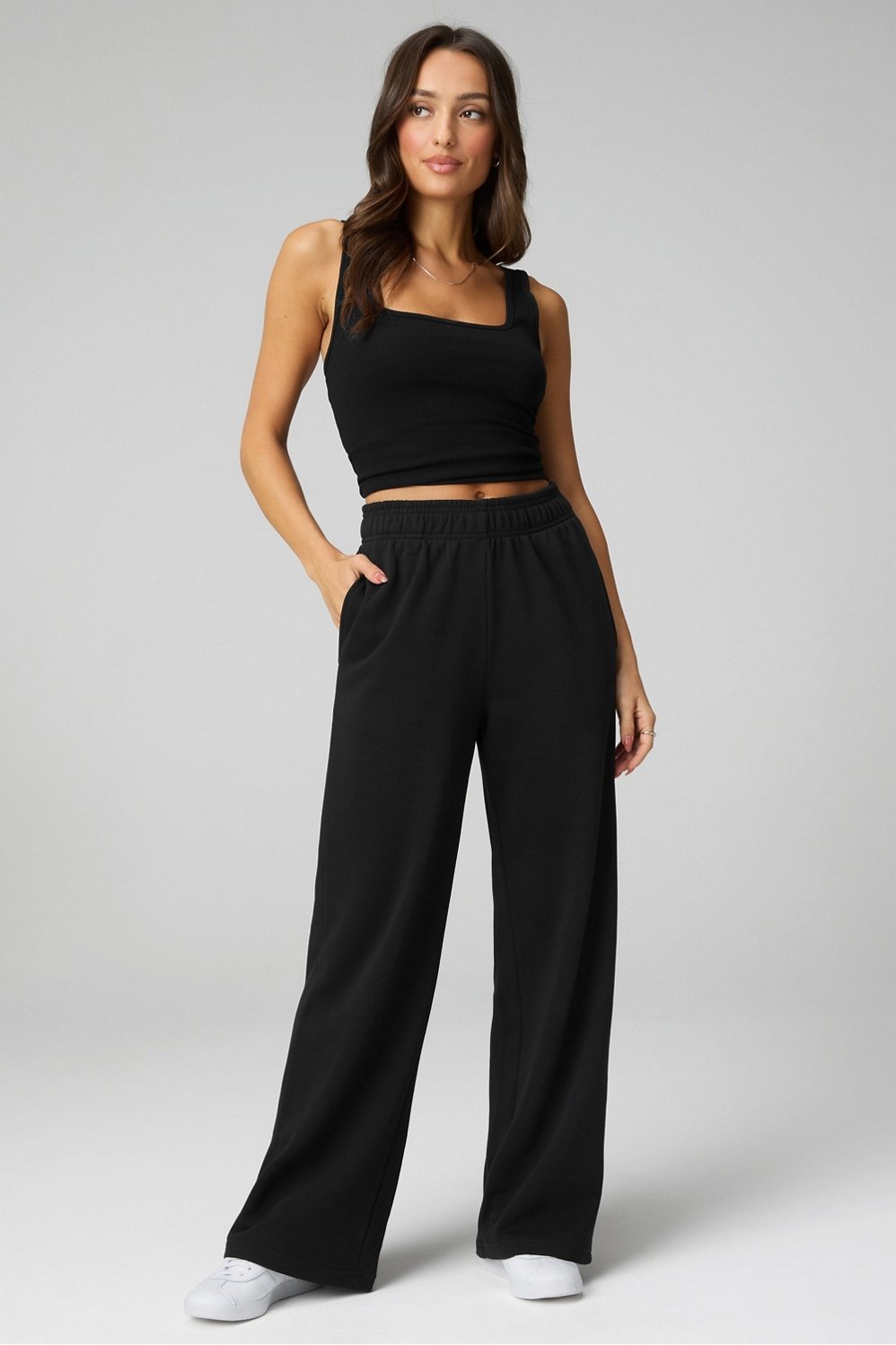 Fabletics Daily Rib Square Neck Tank