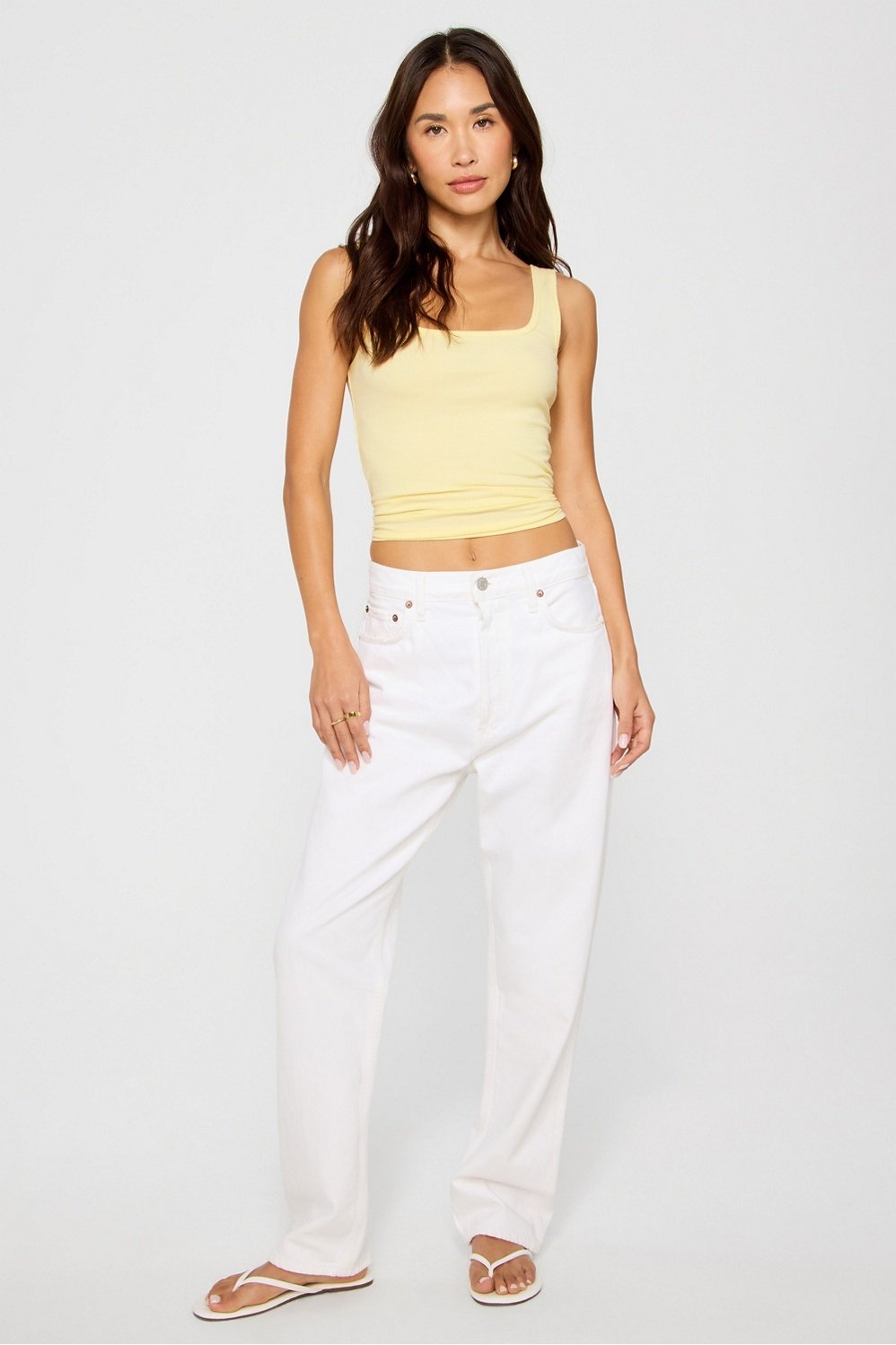Fabletics Daily Rib Square Neck Tank