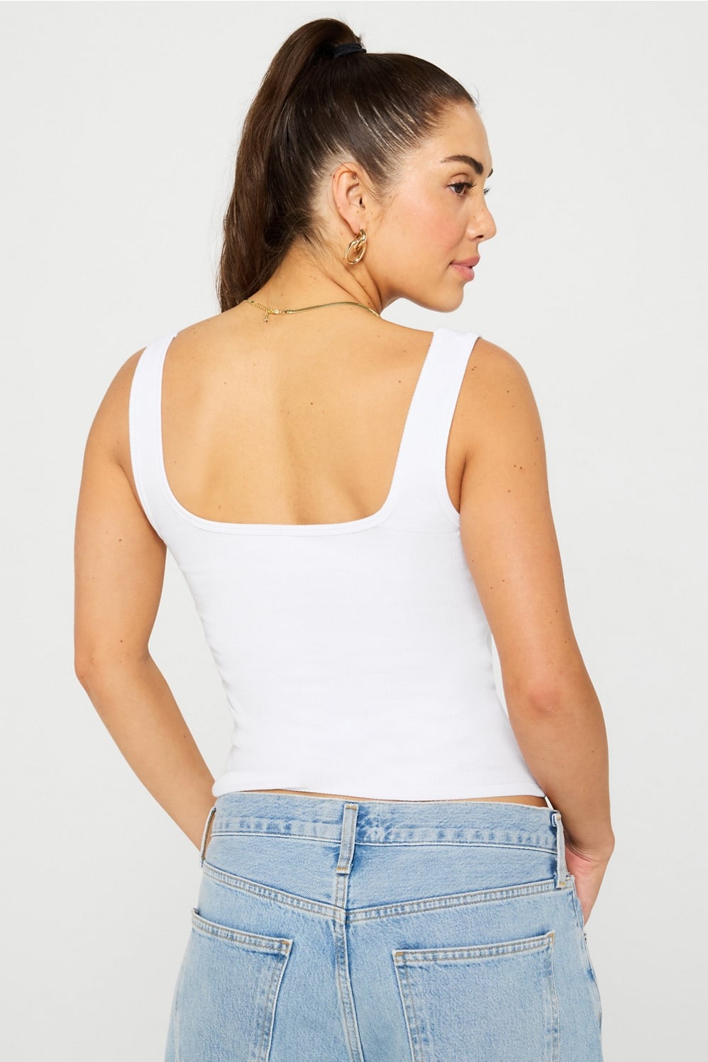 Fabletics Daily Rib Square Neck Tank