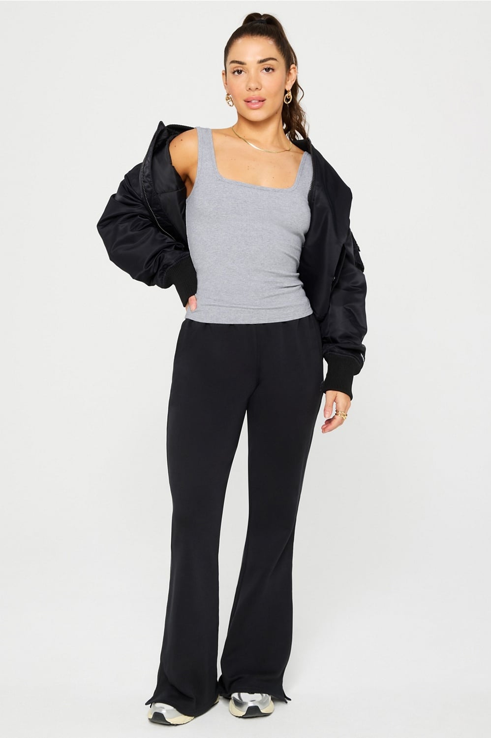 Fabletics Daily Rib Square Neck Tank