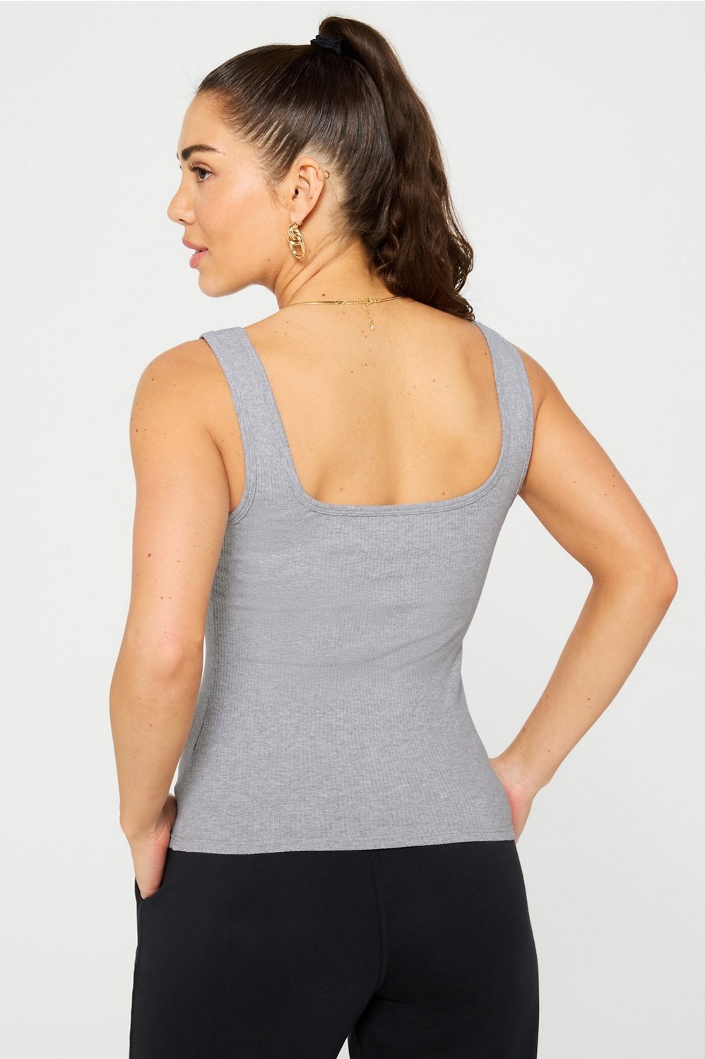 Fabletics Daily Rib Square Neck Tank