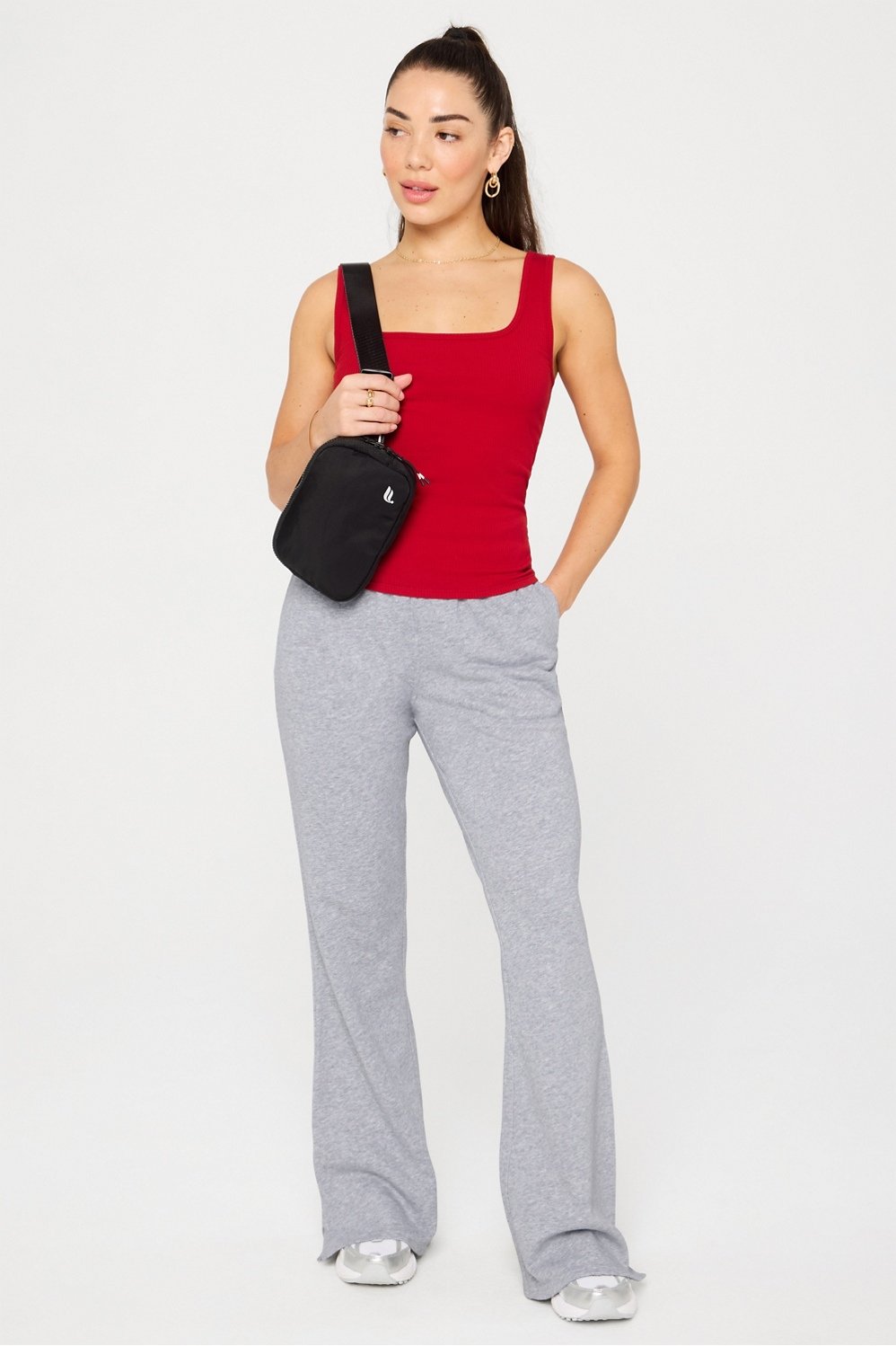 Fabletics Daily Rib Square Neck Tank