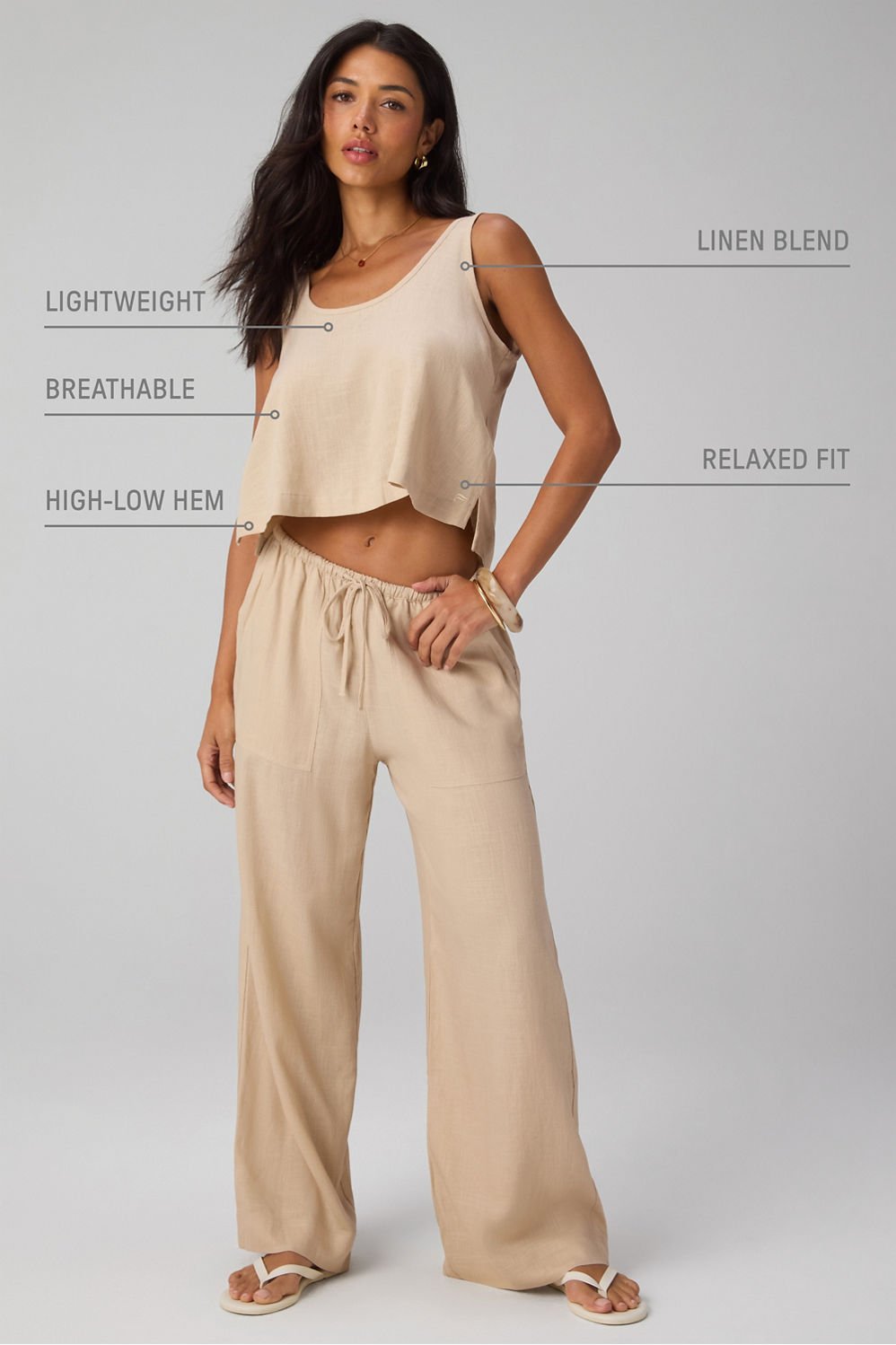 Fabletics Lifestyle Linen Tank