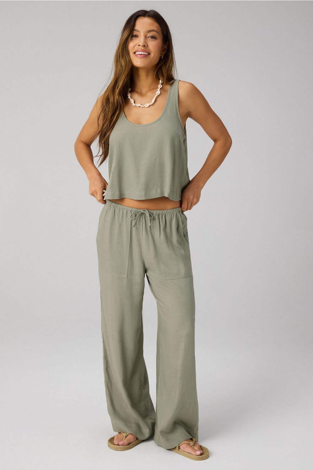 Fabletics Lifestyle Linen Tank
