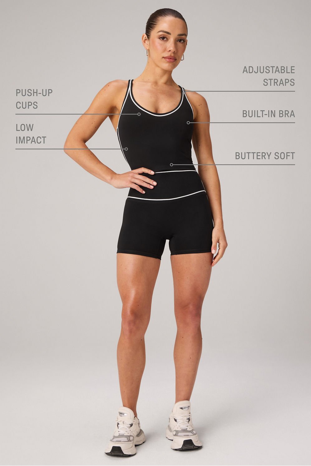 Fabletics PureLuxe Push-Up Built-In Bra Tank