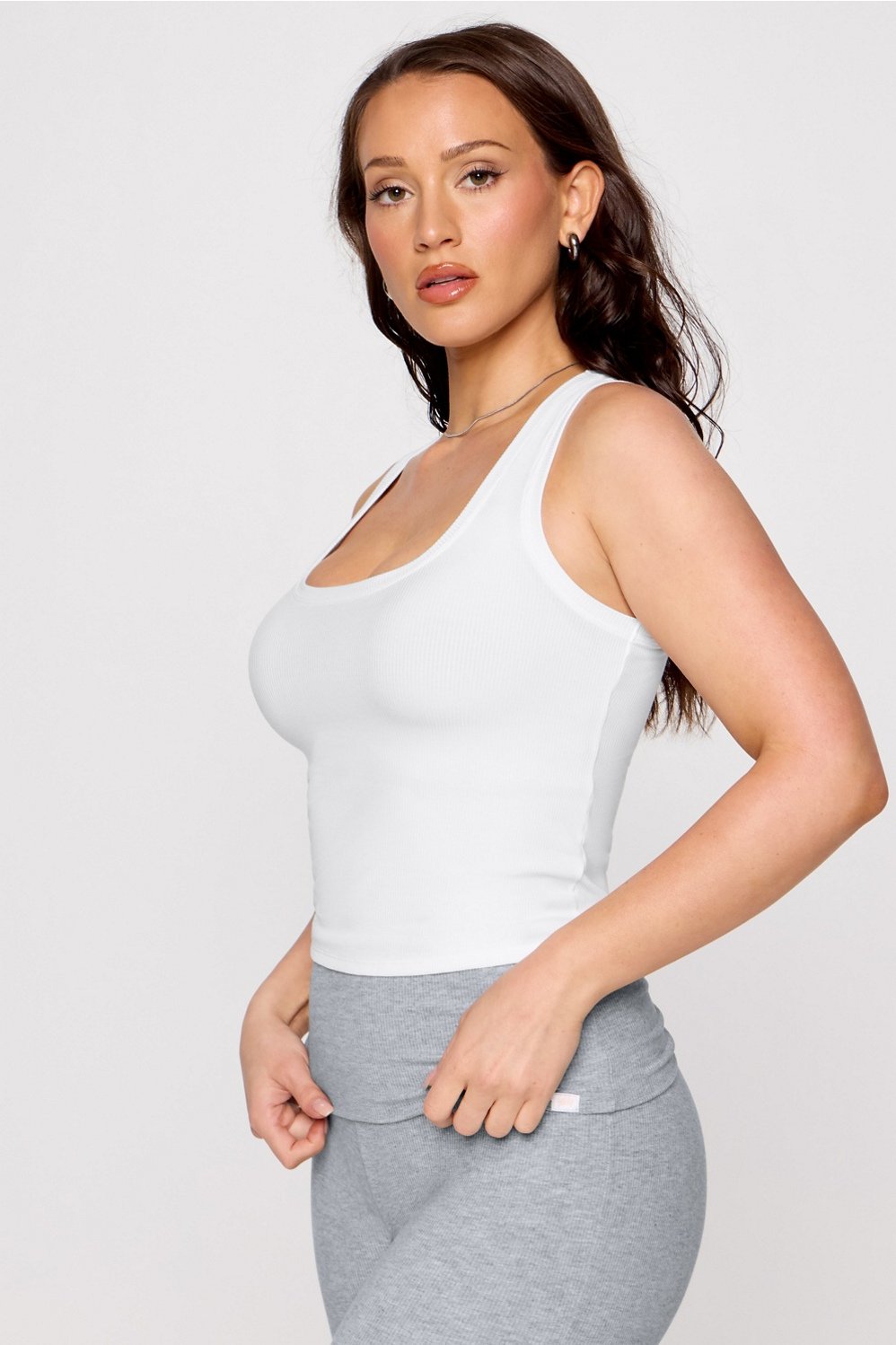 Fabletics Soft Rib Cropped Tank