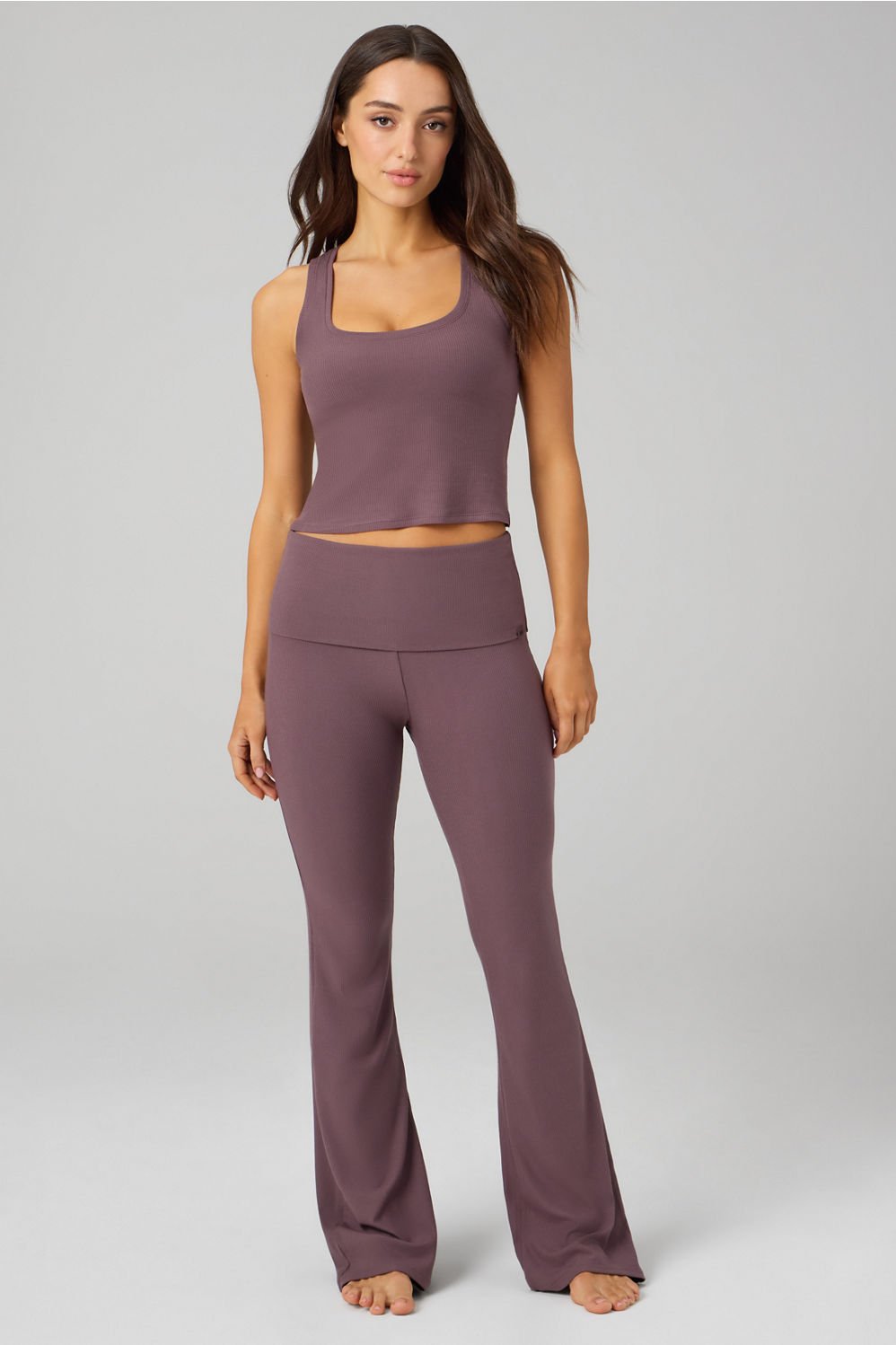 Fabletics Soft Rib Cropped Tank