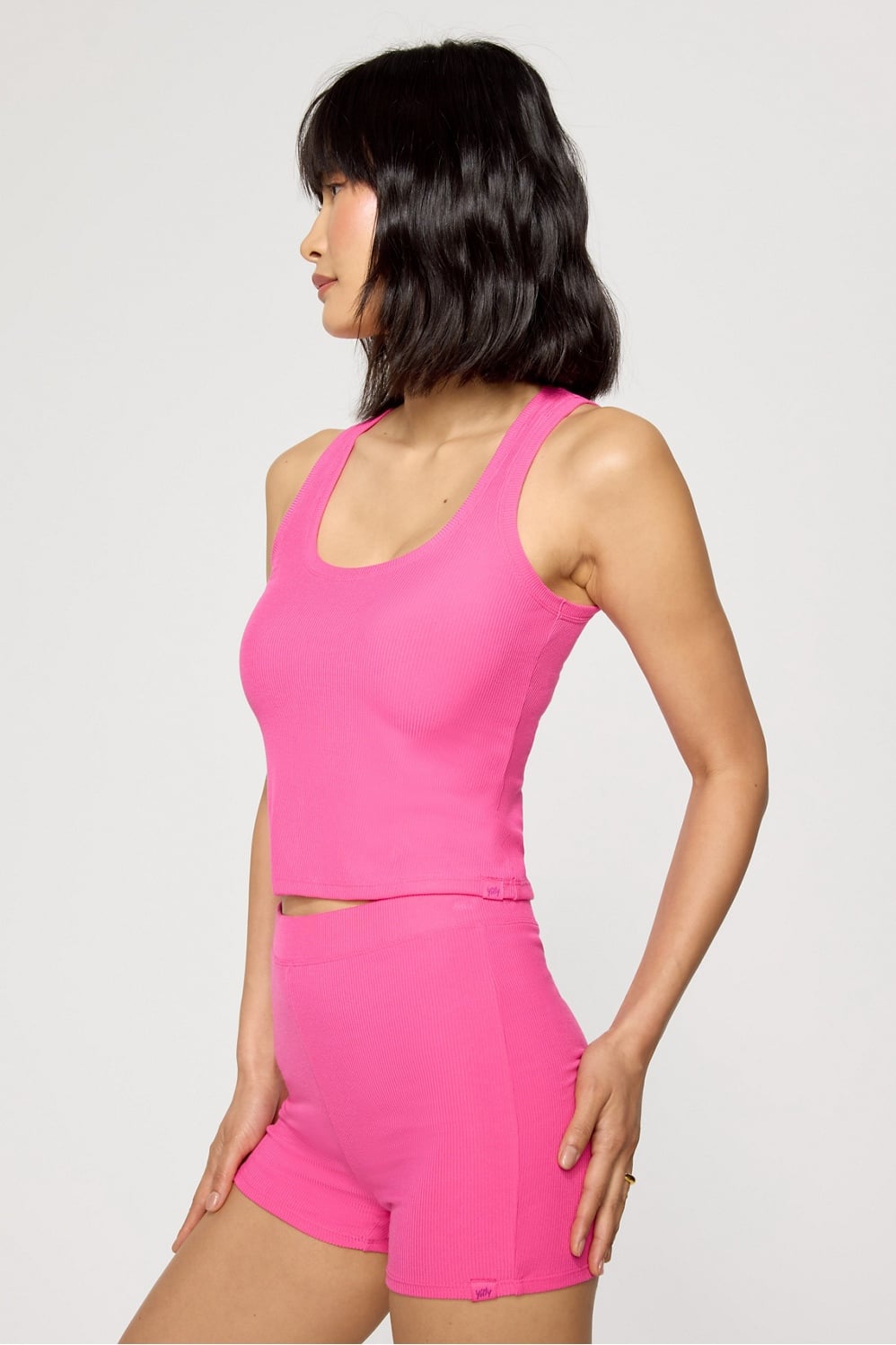 Fabletics Soft Rib Cropped Tank