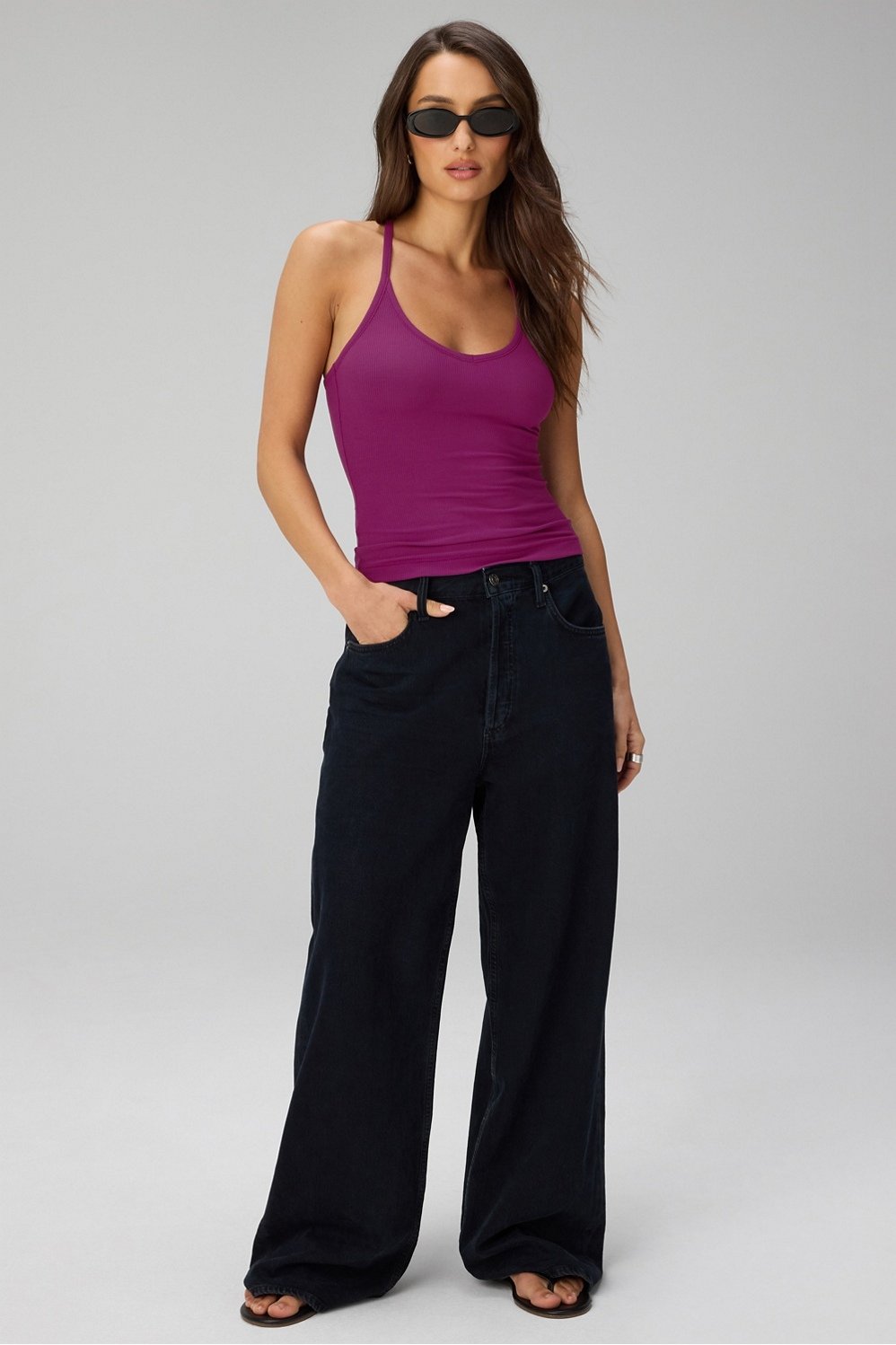 Fabletics Modal Rib V-Neck Tank
