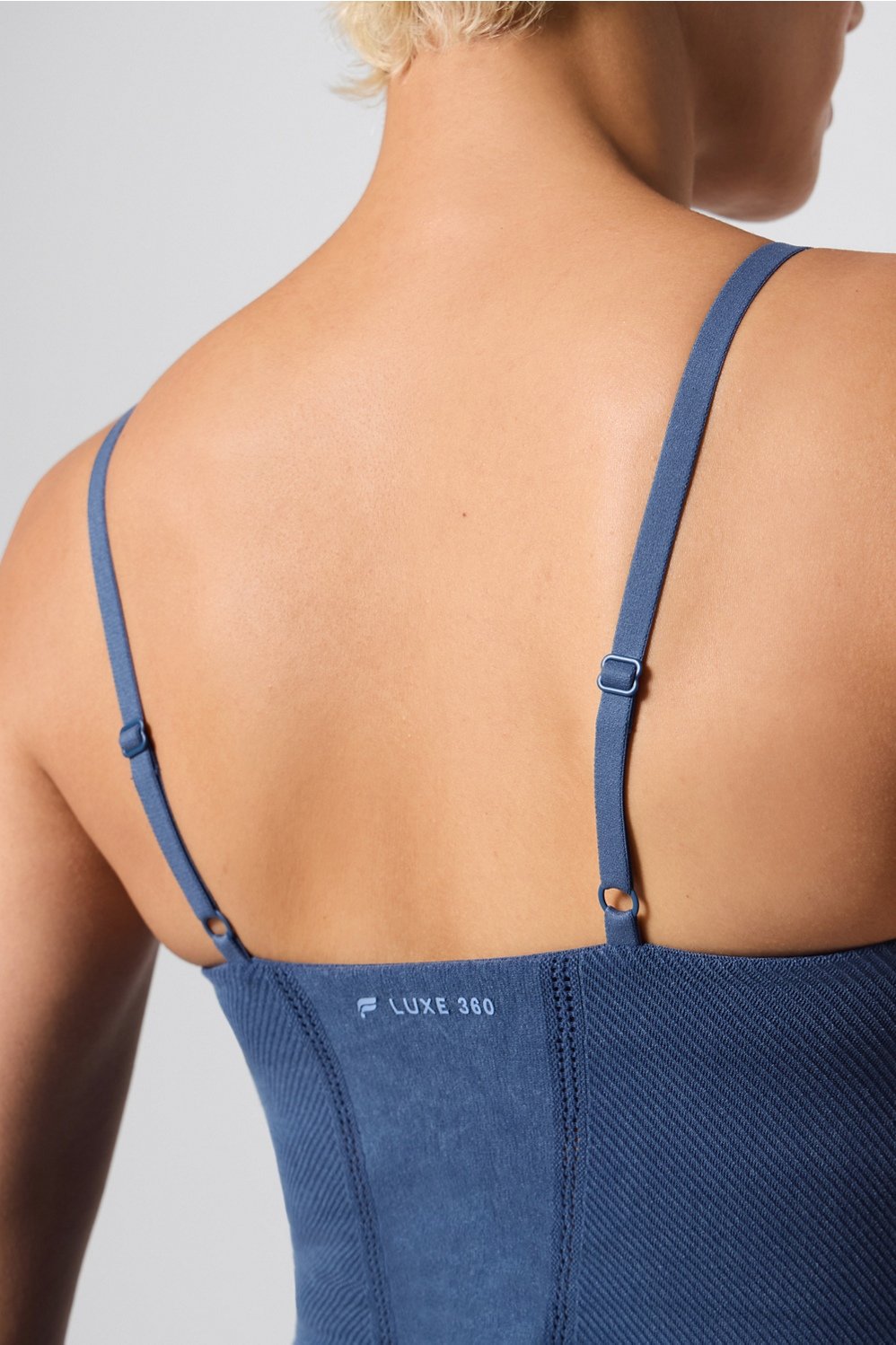 Fabletics Denim Look Built-In Bra Cami