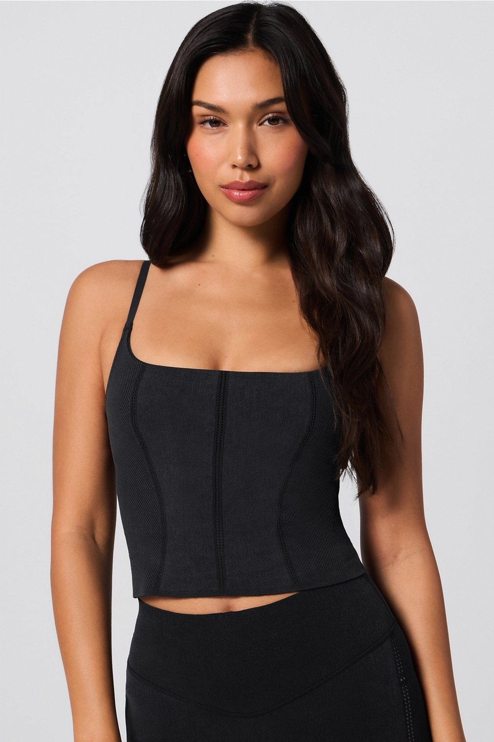 Fabletics Denim Look Built-In Bra Cami