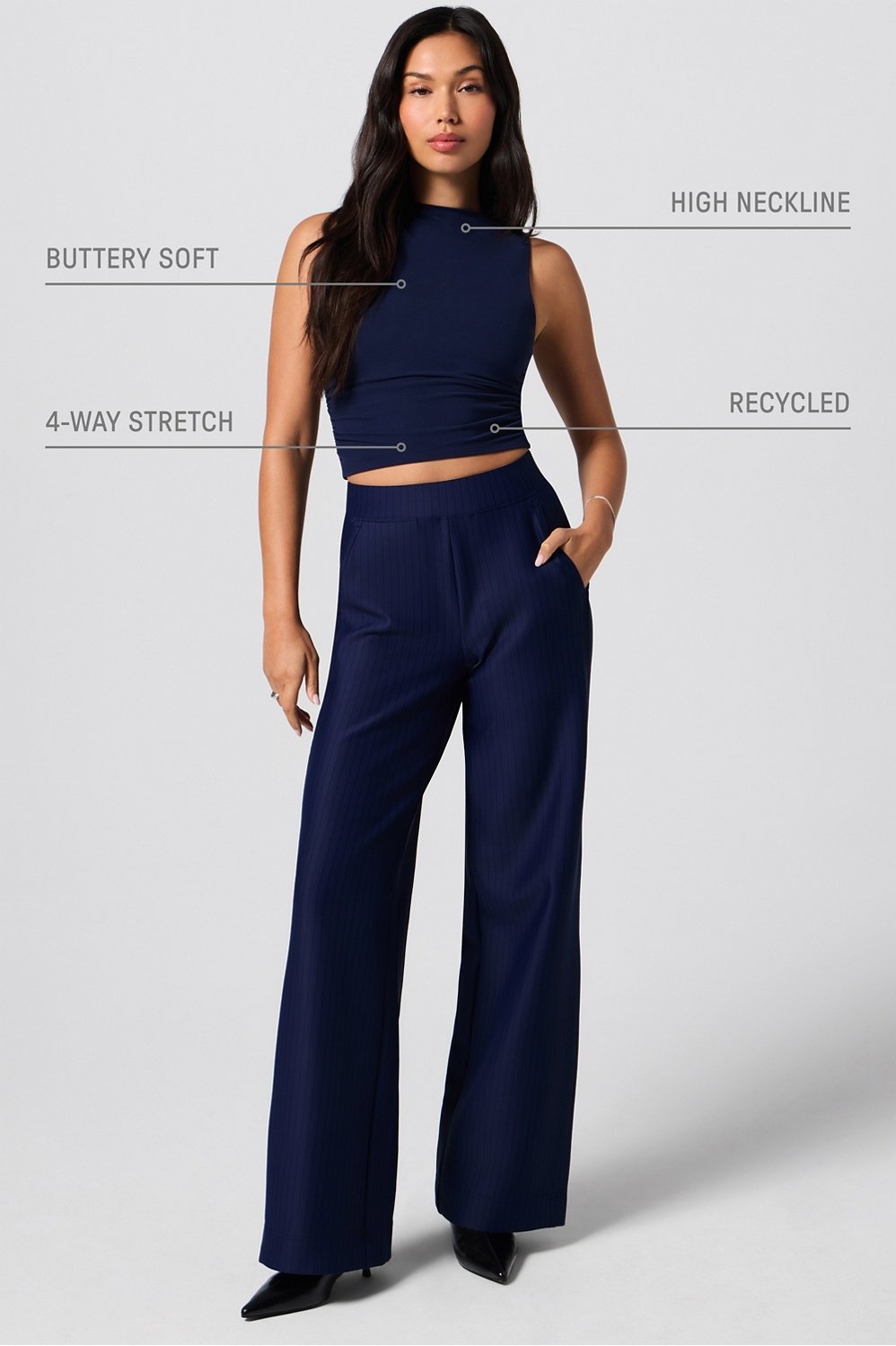 Fabletics Sleek High Neck Top