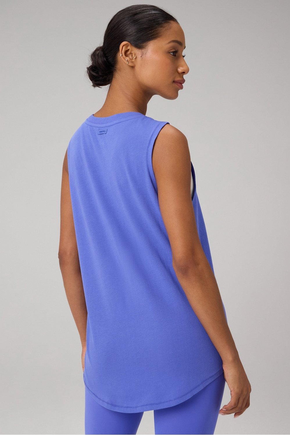 Fabletics 100% Cotton Oversized Muscle Tank