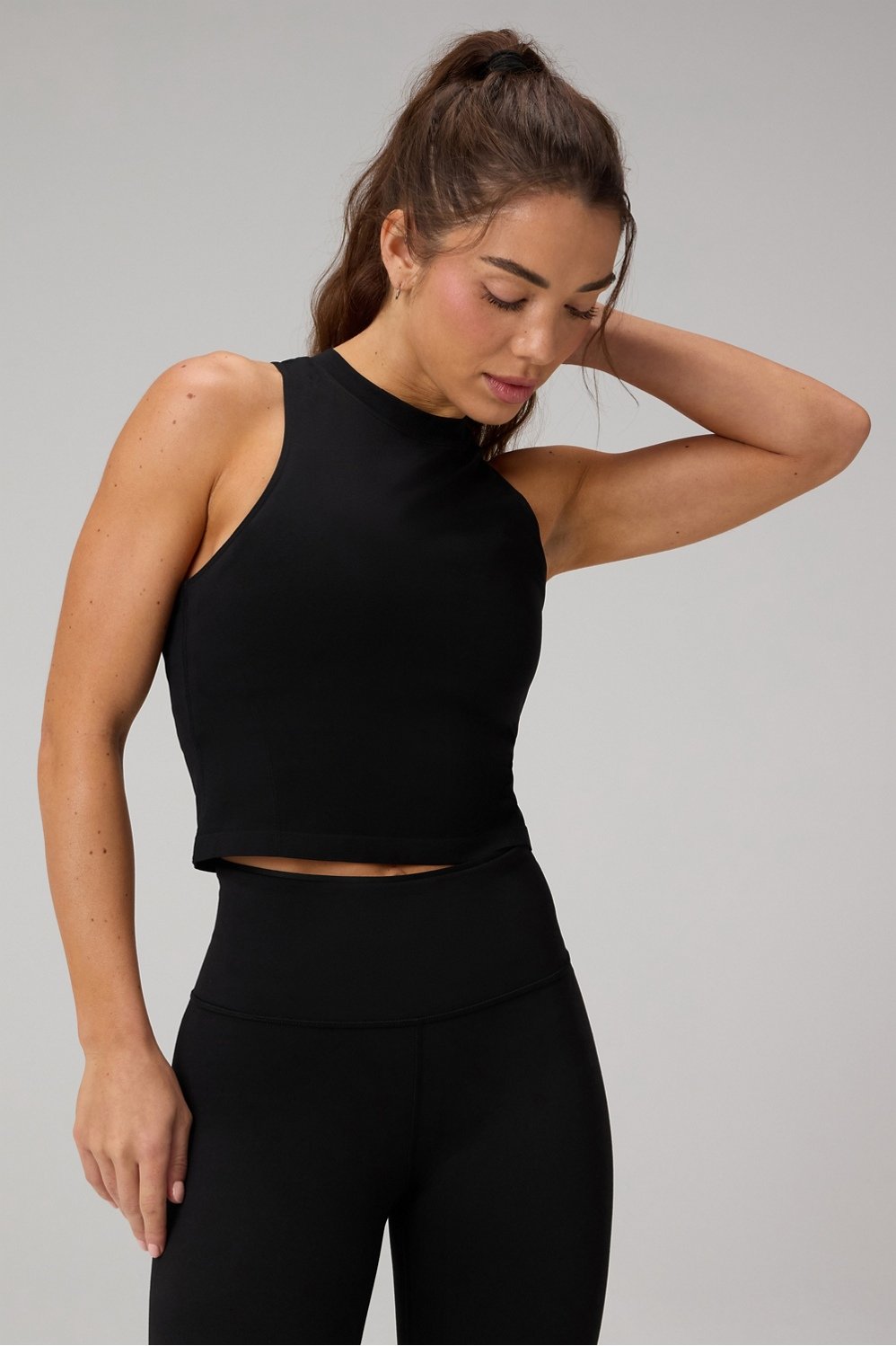 Fabletics Feather Tech+ Racerback Cropped Tank