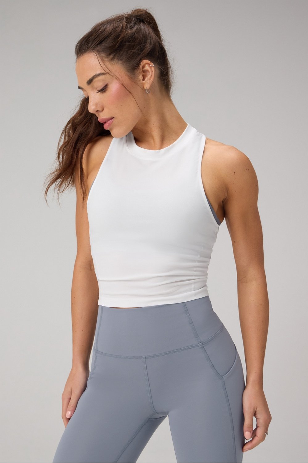 Fabletics Feather Tech+ Racerback Cropped Tank