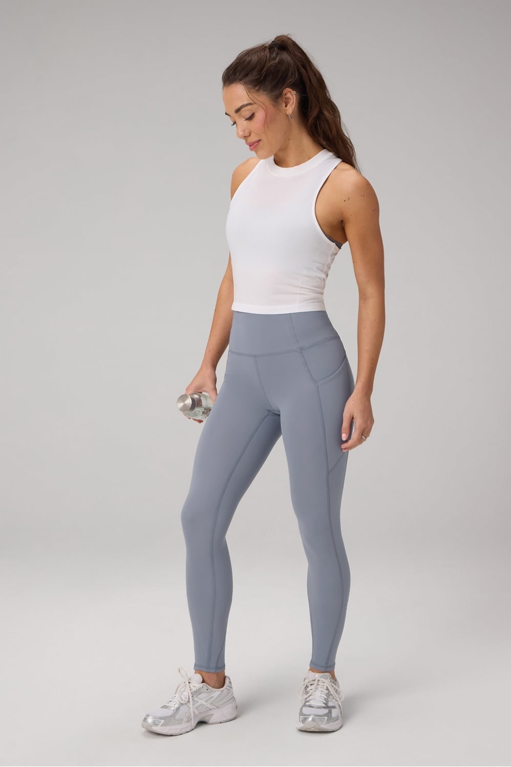 Fabletics Feather Tech+ Racerback Cropped Tank