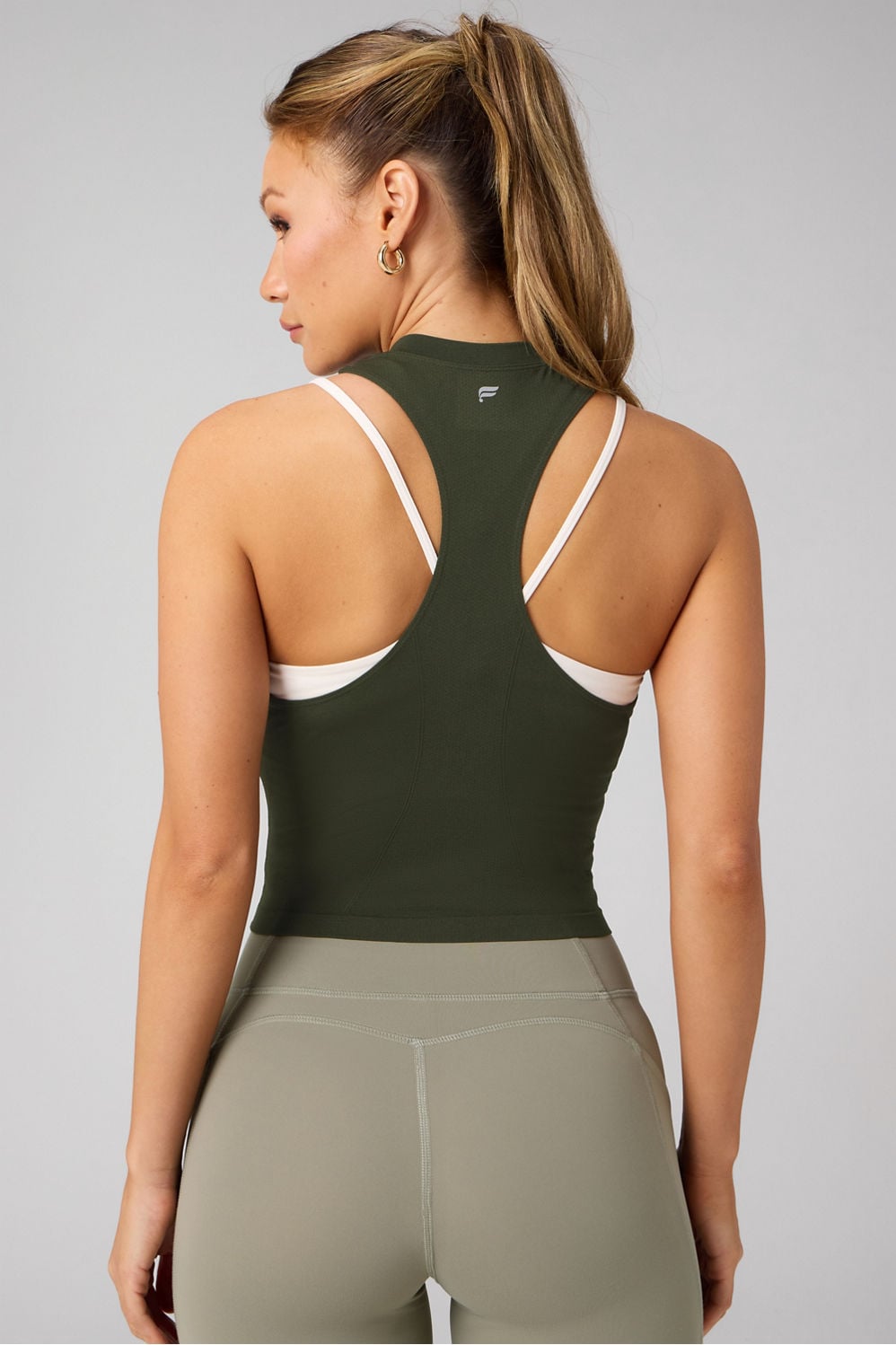 Fabletics Feather Tech+ Racerback Cropped Tank