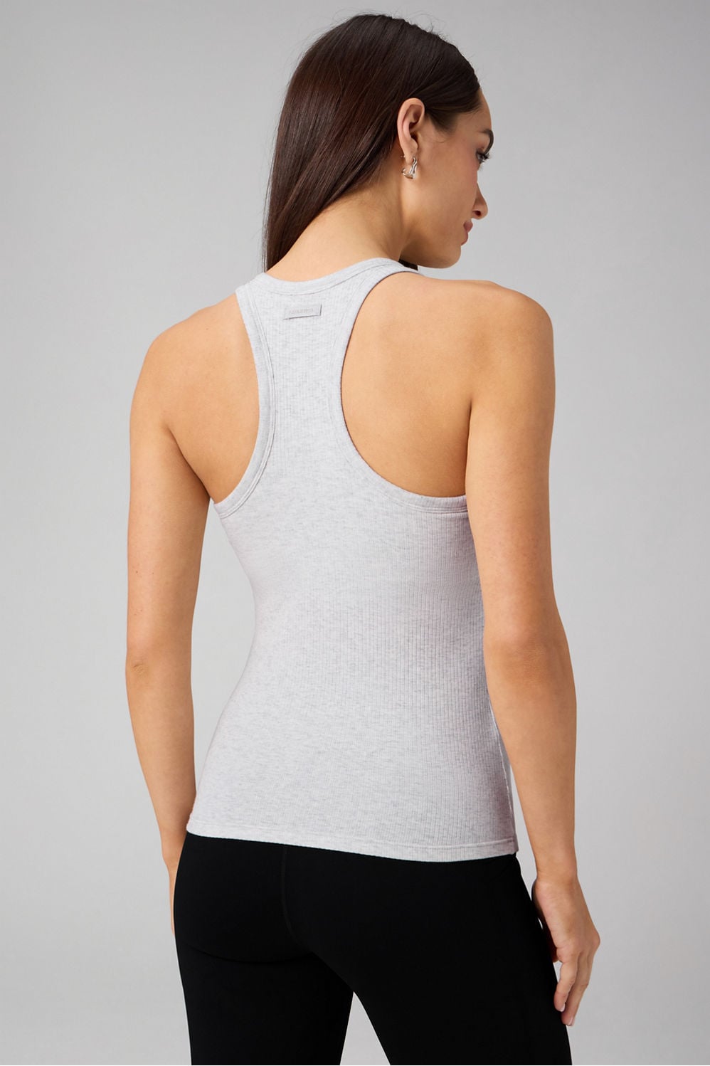 Fabletics Modal Rib High Neck Built-In Bra Tank