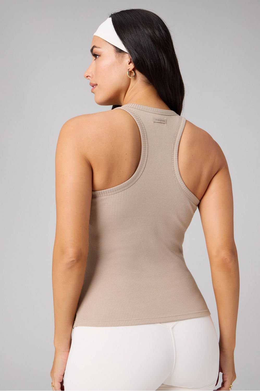 Fabletics Modal Rib High Neck Built-In Bra Tank