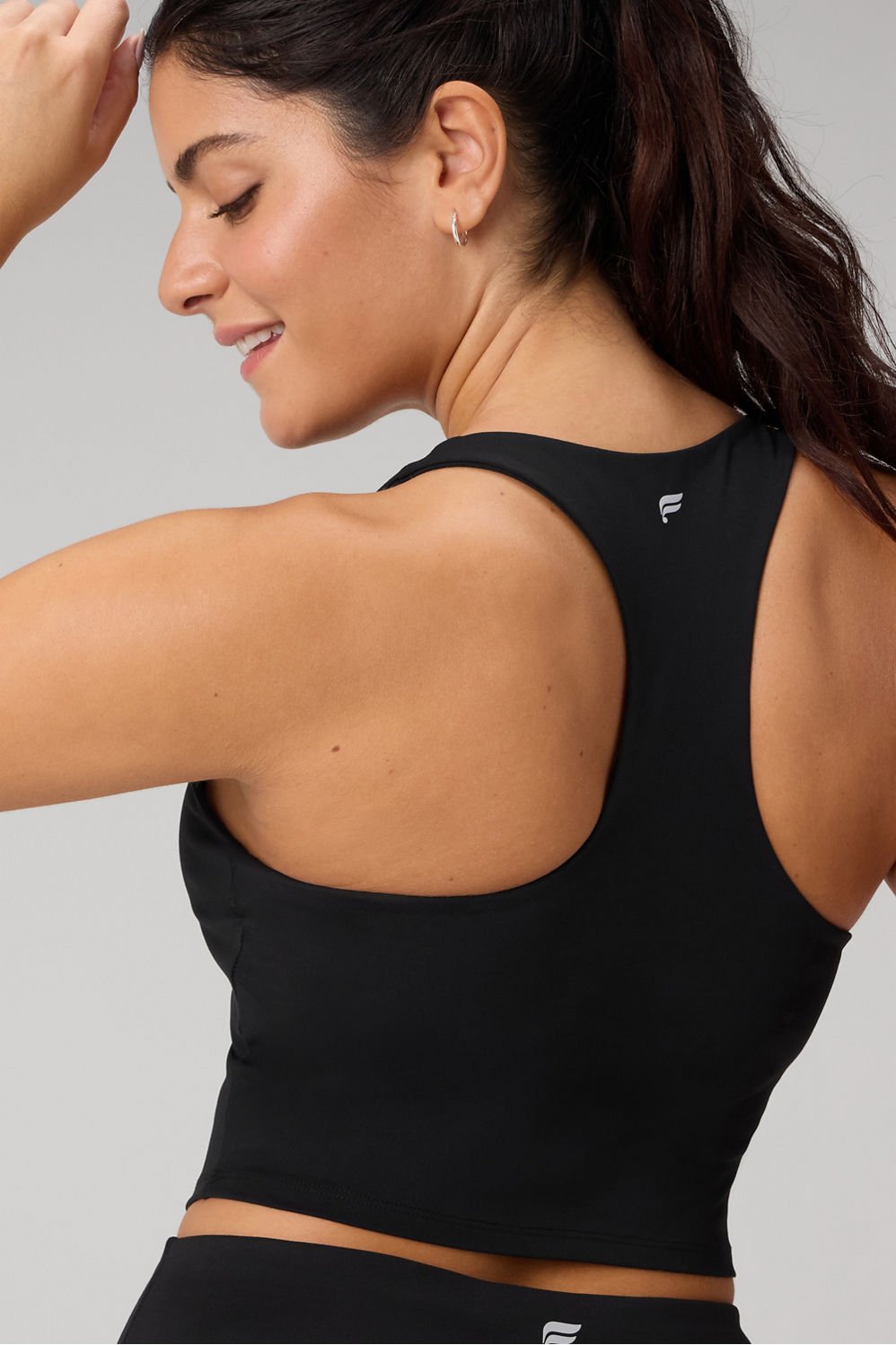 Fabletics Anywhere Cropped Built-In Bra Tank