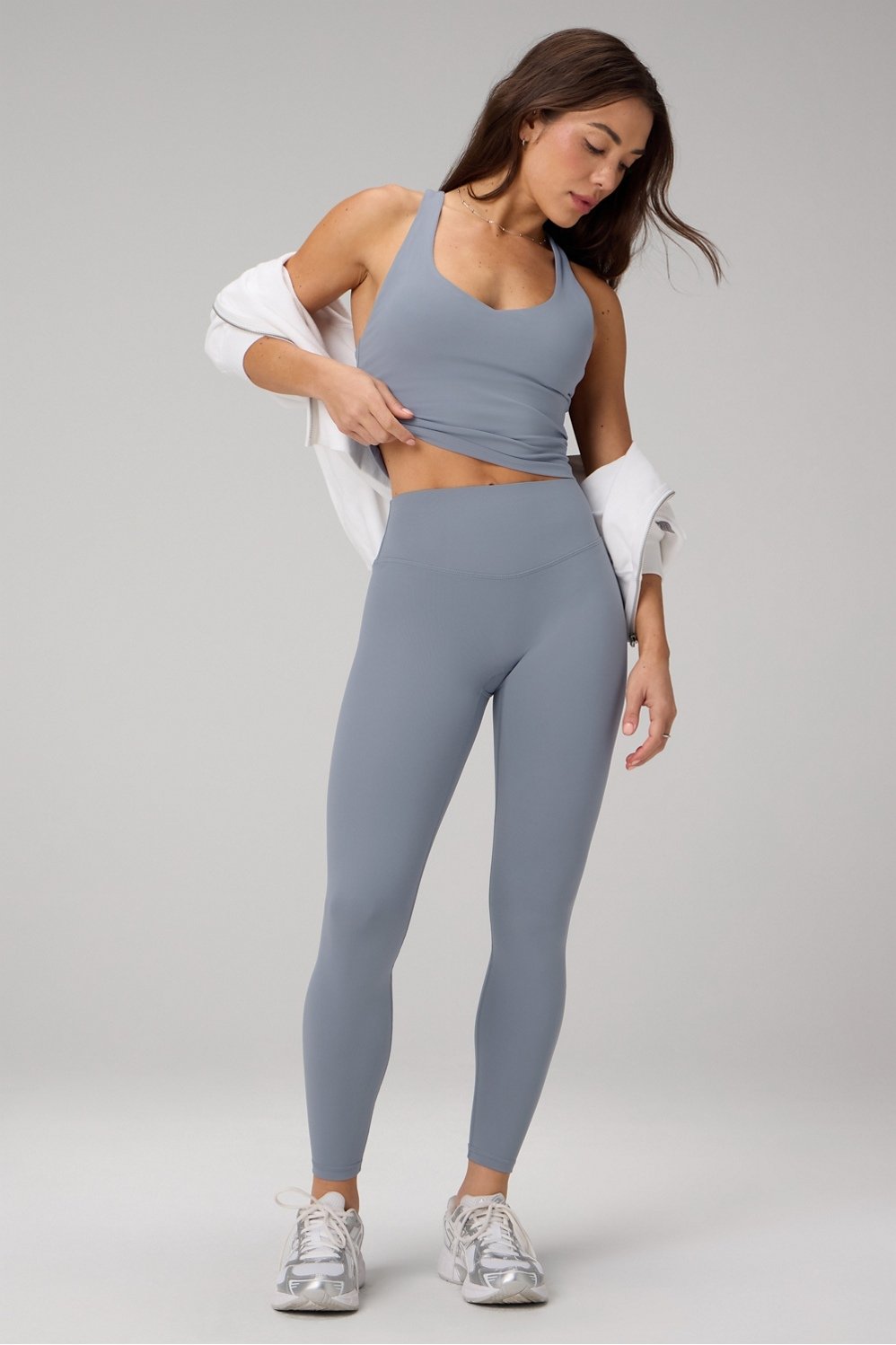 Fabletics Anywhere Cropped Built-In Bra Tank
