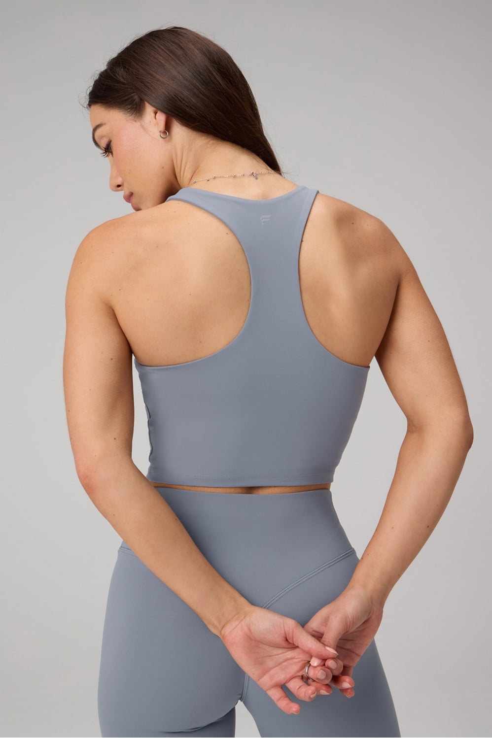 Fabletics Anywhere Cropped Built-In Bra Tank