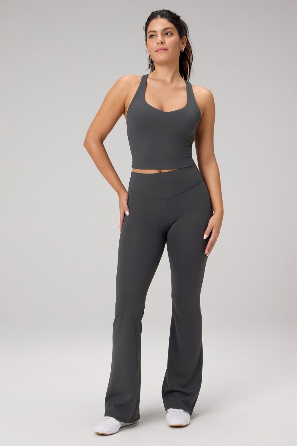 Fabletics Anywhere Cropped Built-In Bra Tank
