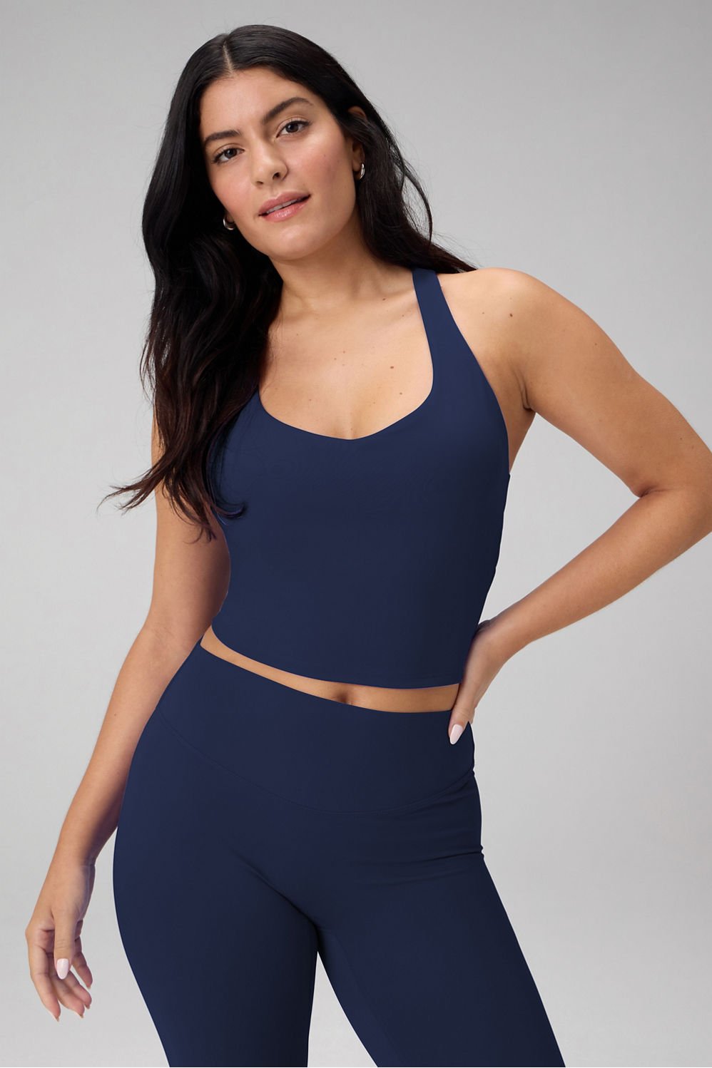 Fabletics Anywhere Cropped Built-In Bra Tank