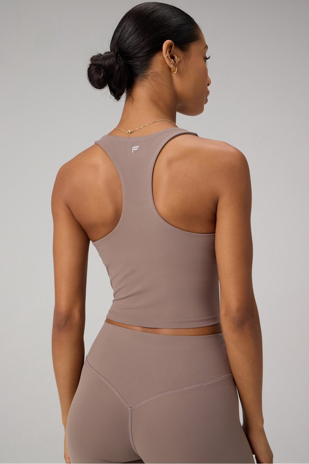 Fabletics Anywhere Cropped Built-In Bra Tank